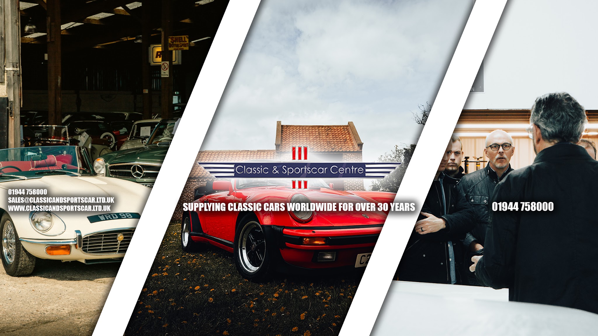 Classic & Sportscar Centre YouTube banner