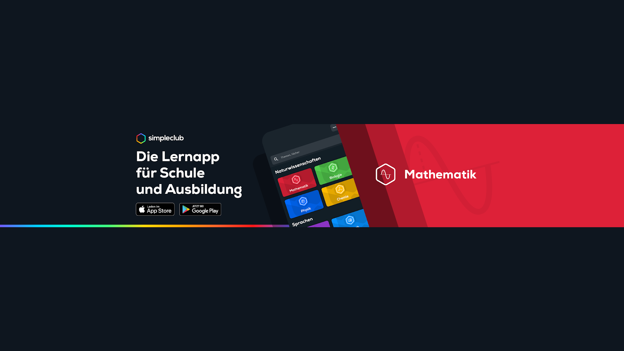 Mathe - simpleclub YouTube banner