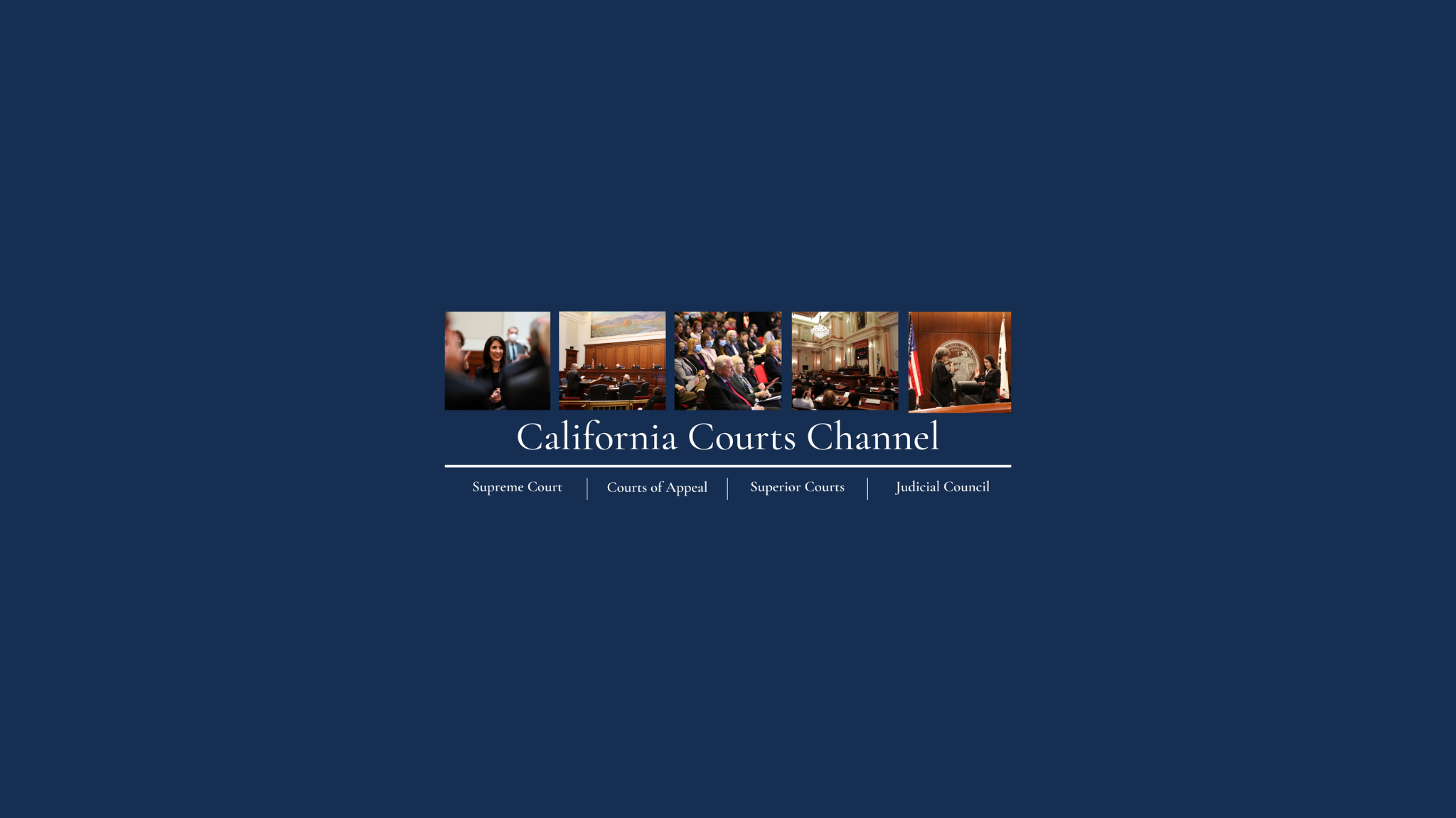 CaliforniaCourts YouTube banner