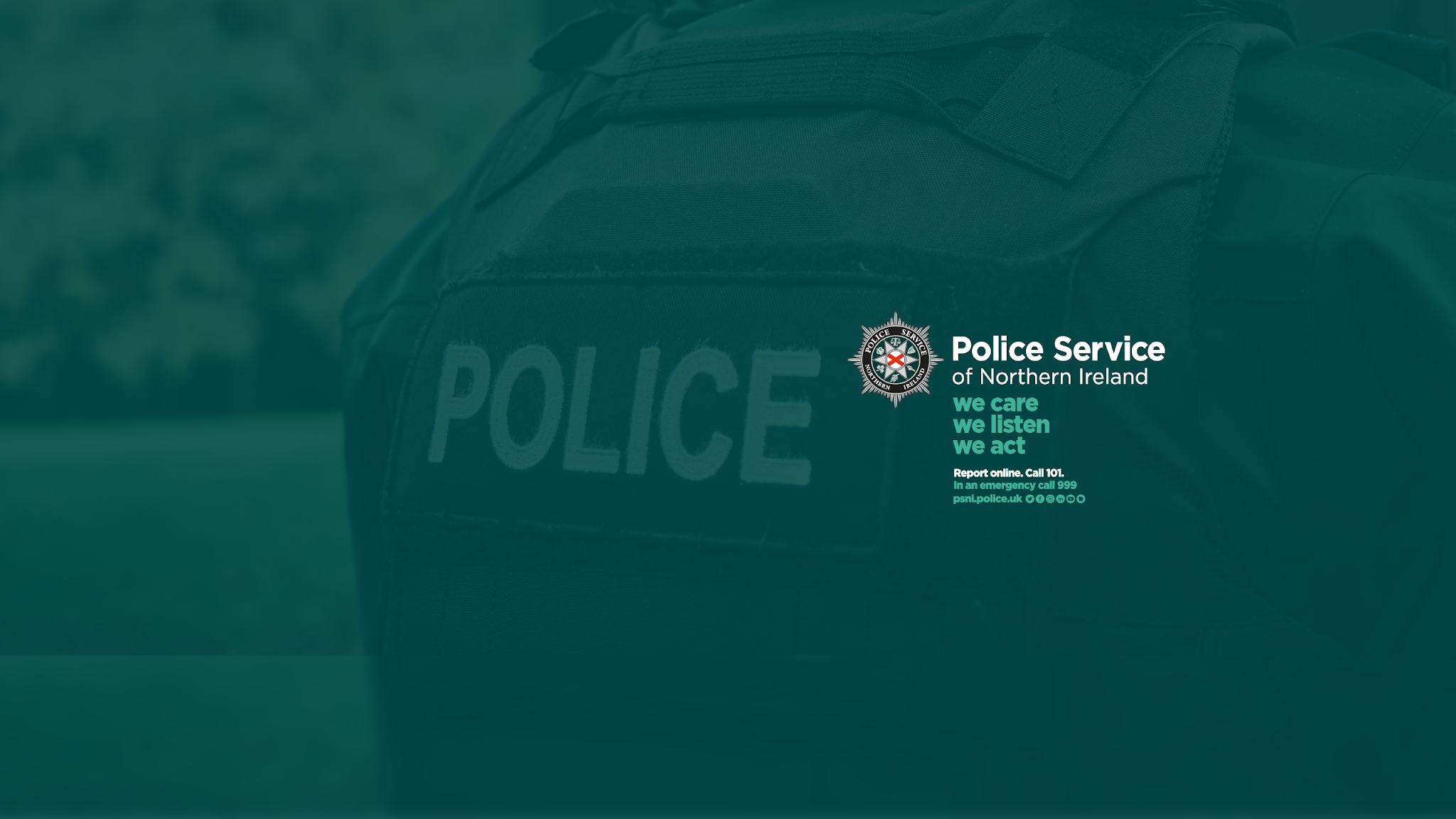 PoliceServiceNI YouTube banner