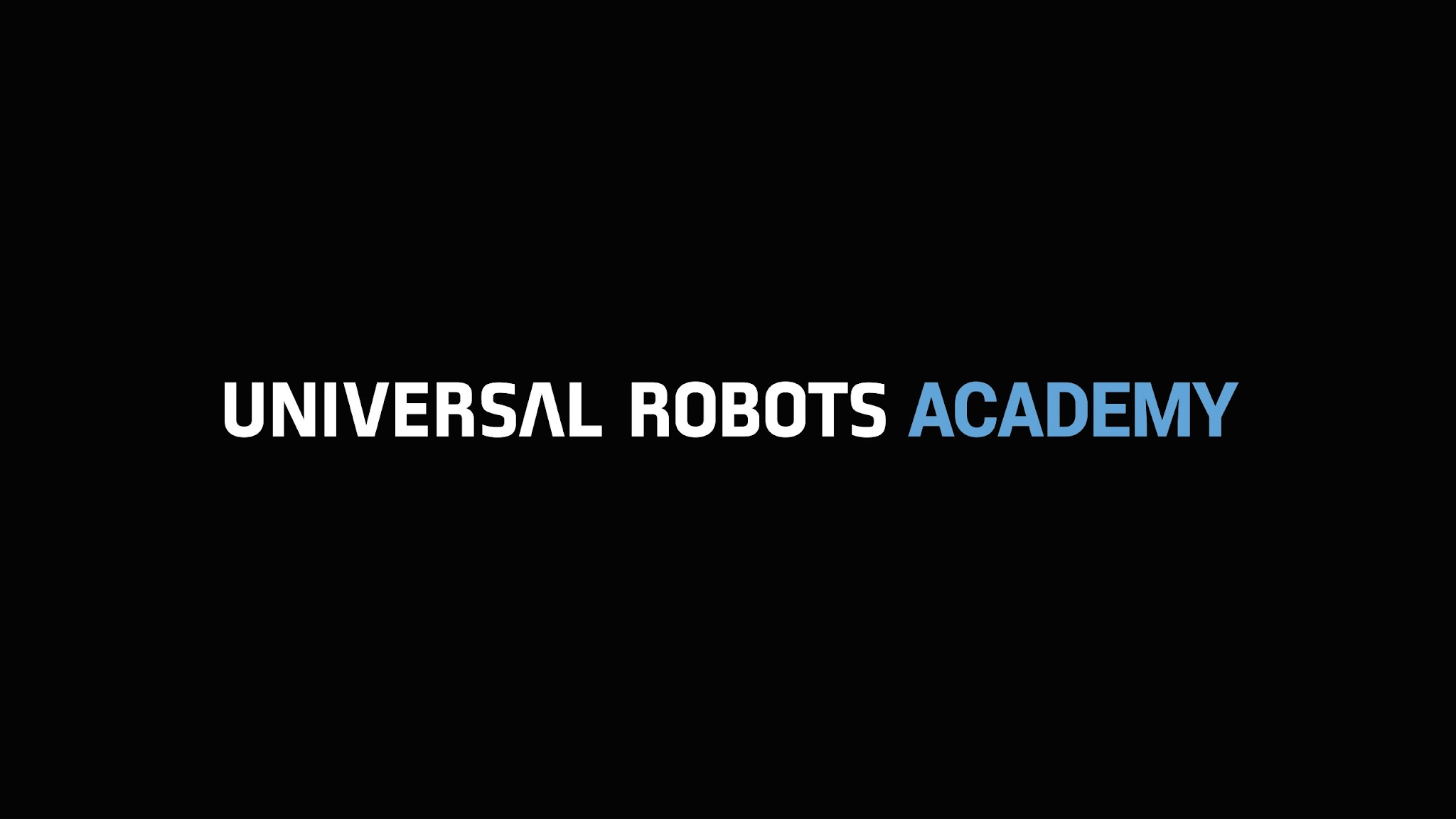 Universal Robots Academy YouTube banner