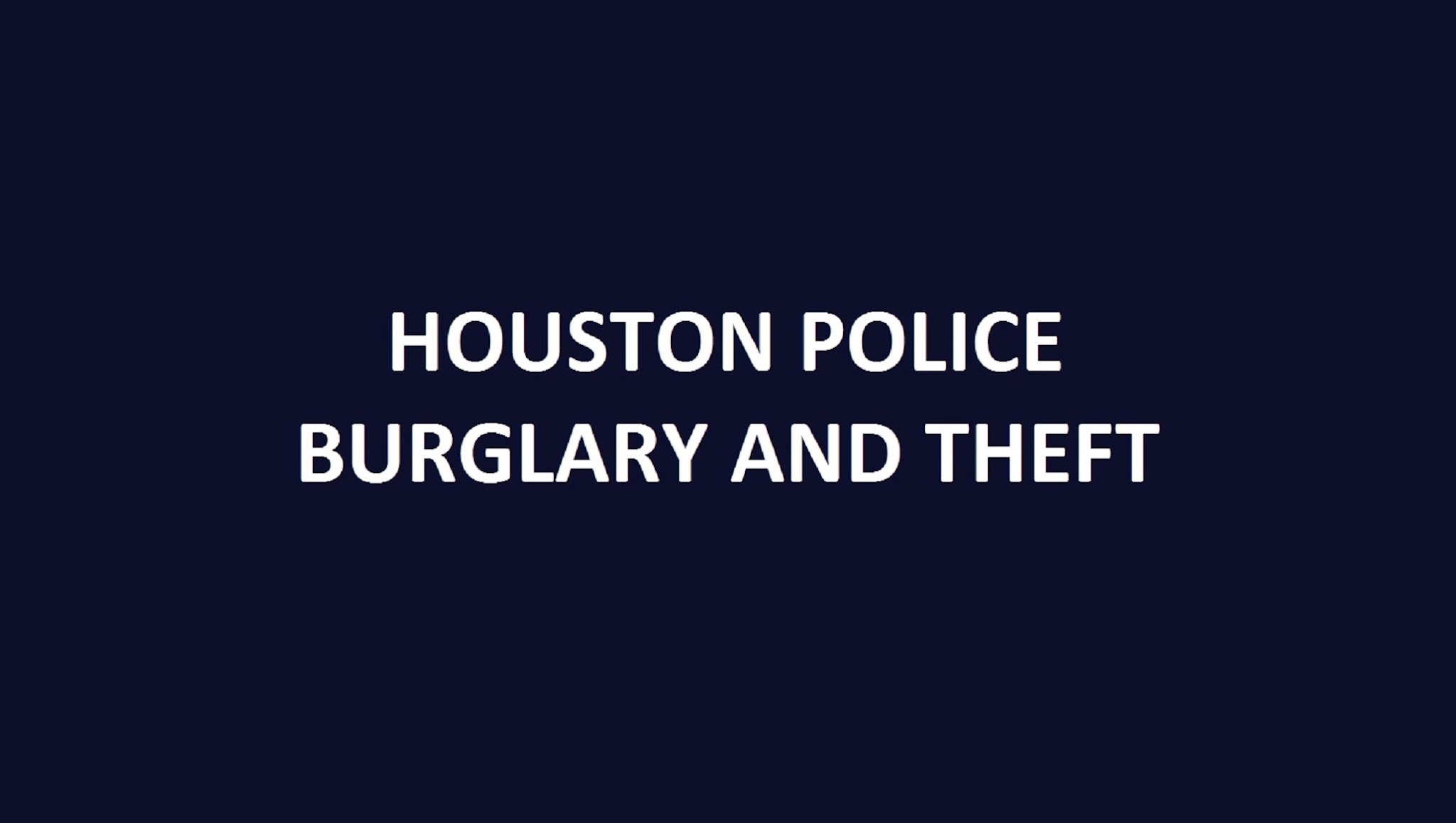 HPD Property And Financial Crimes Division YouTube banner