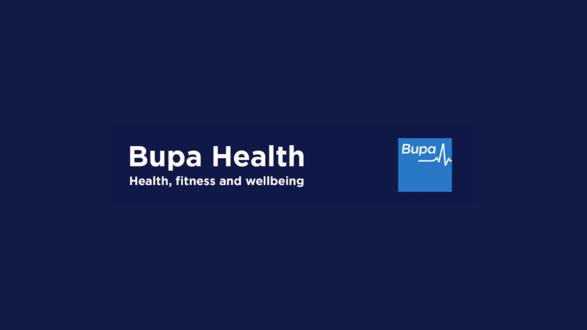 Bupa Health YouTube banner