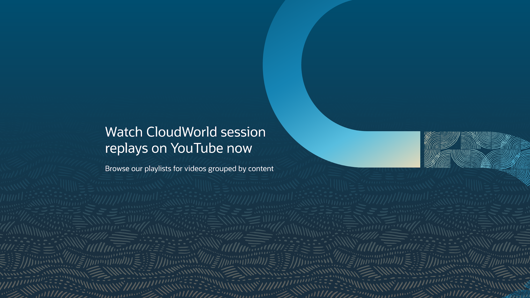 Oracle Cloud Infrastructure YouTube banner