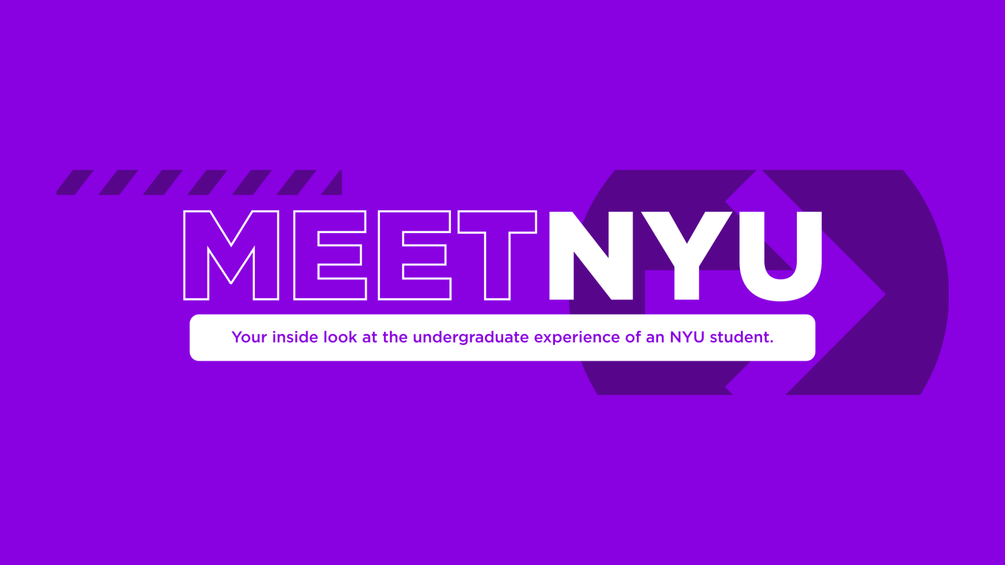 Meet NYU YouTube banner