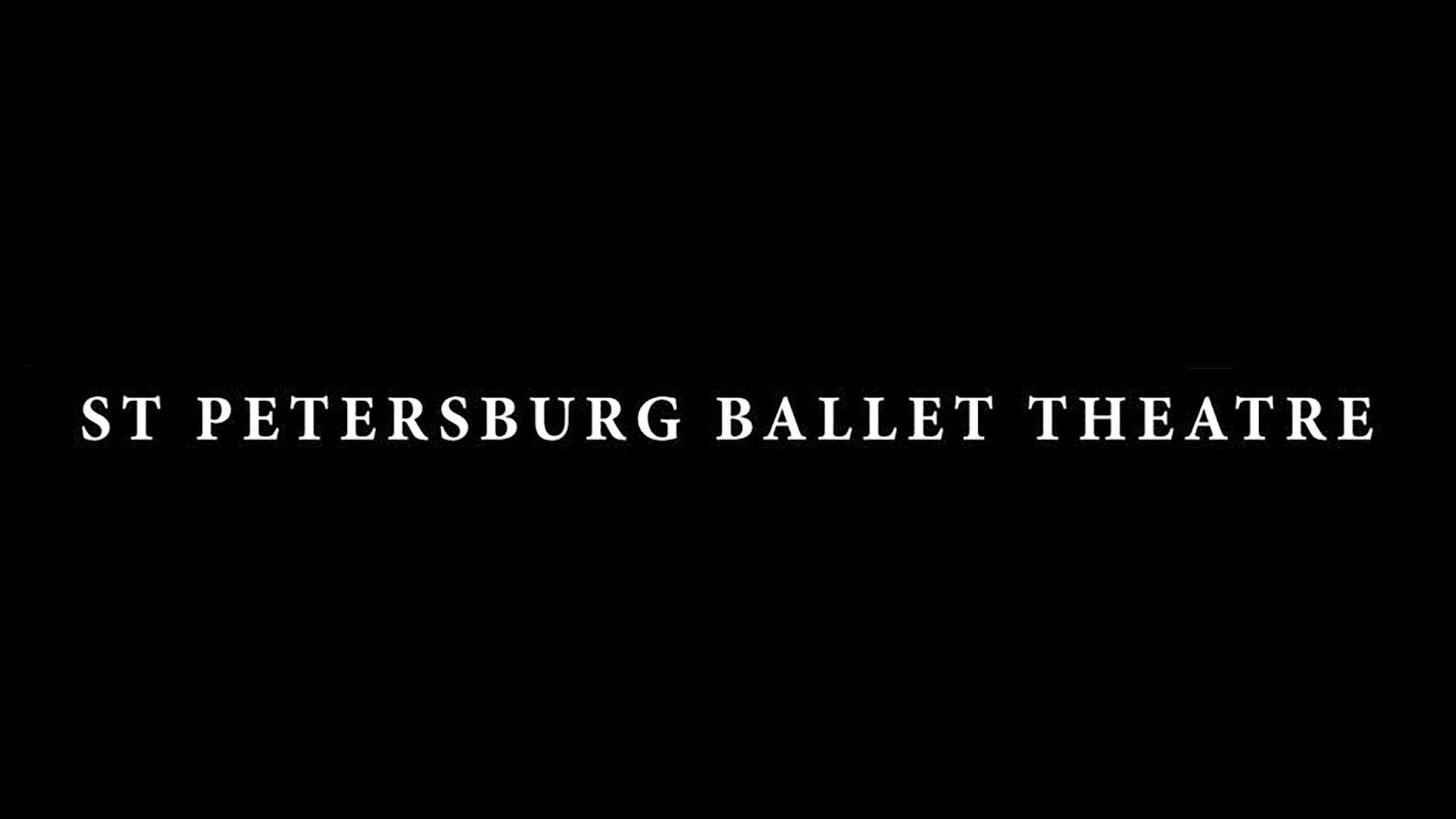 St Petersburg Ballet Theatre YouTube banner