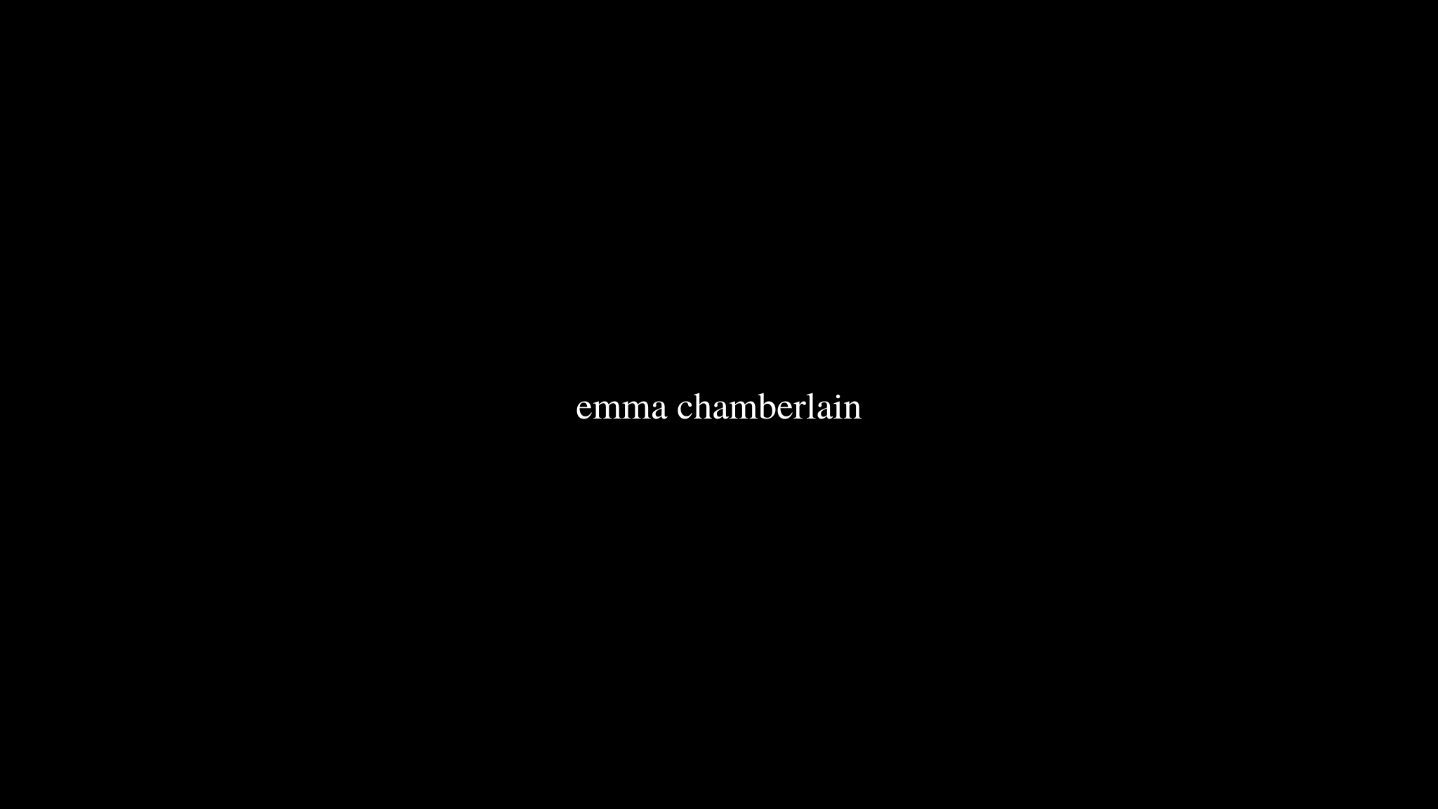 emma chamberlain YouTube banner