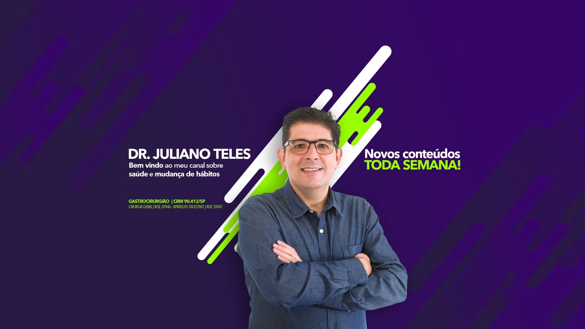 Dr Juliano Teles YouTube banner