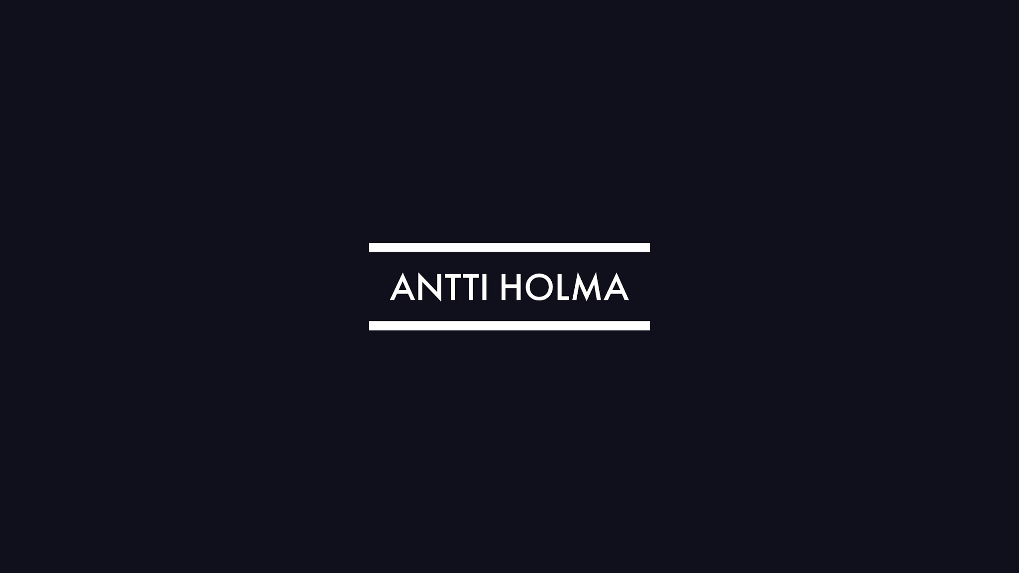 Antti Holma YouTube banner