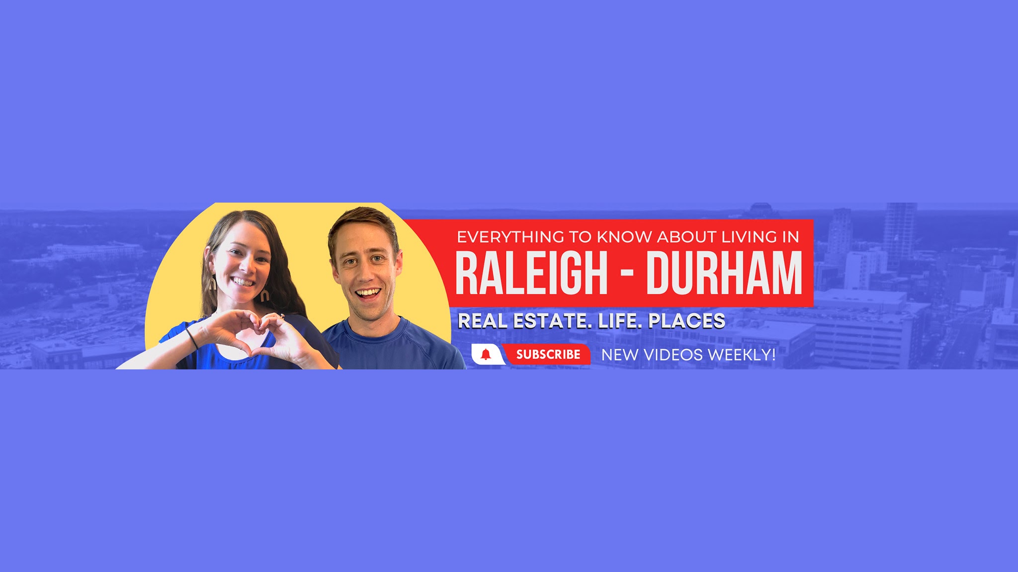 Living in Raleigh-Durham North Carolina YouTube banner