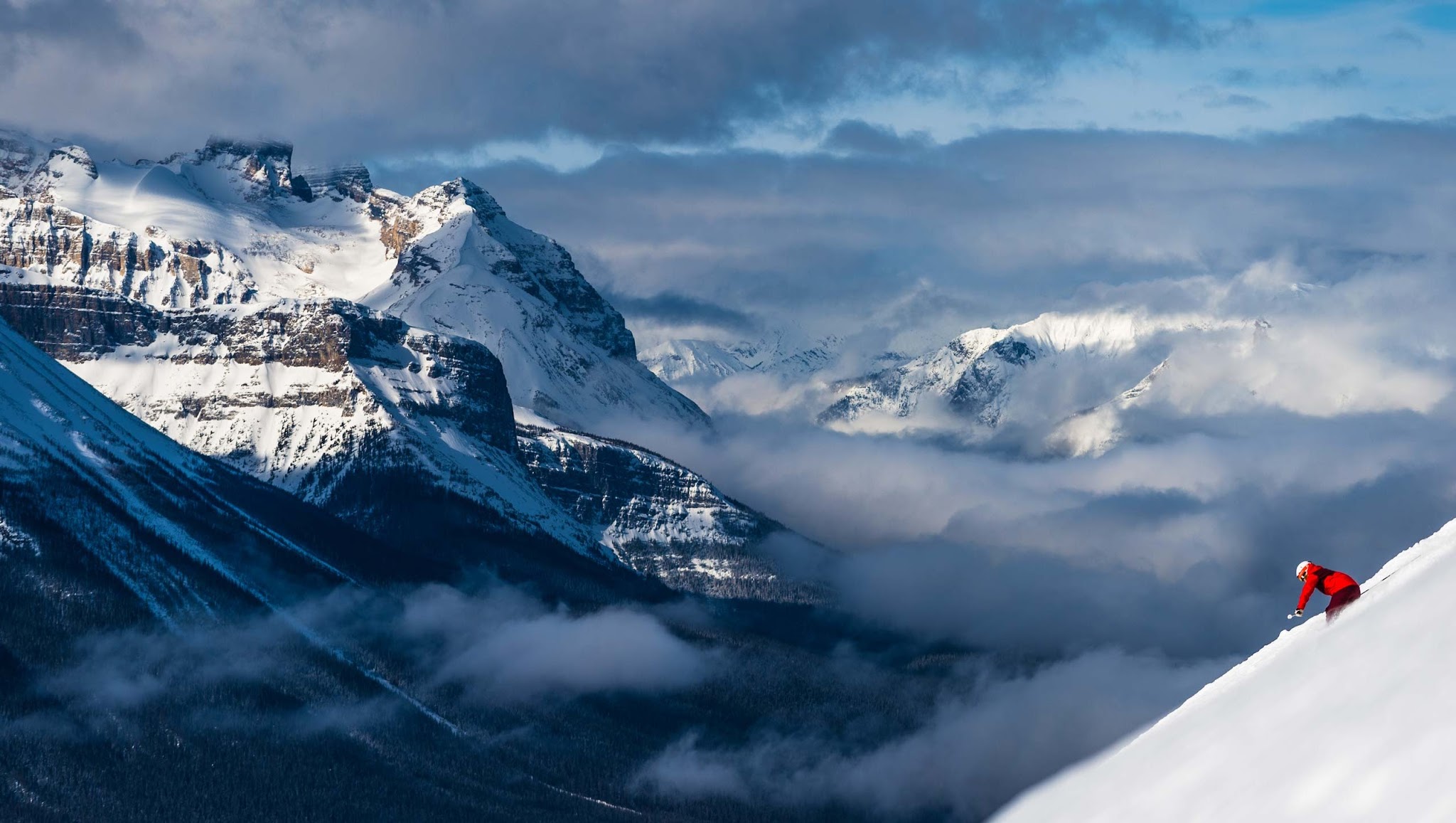 SkiBig3 - Banff Sunshine, Lake Louise, Mt Norquay YouTube banner