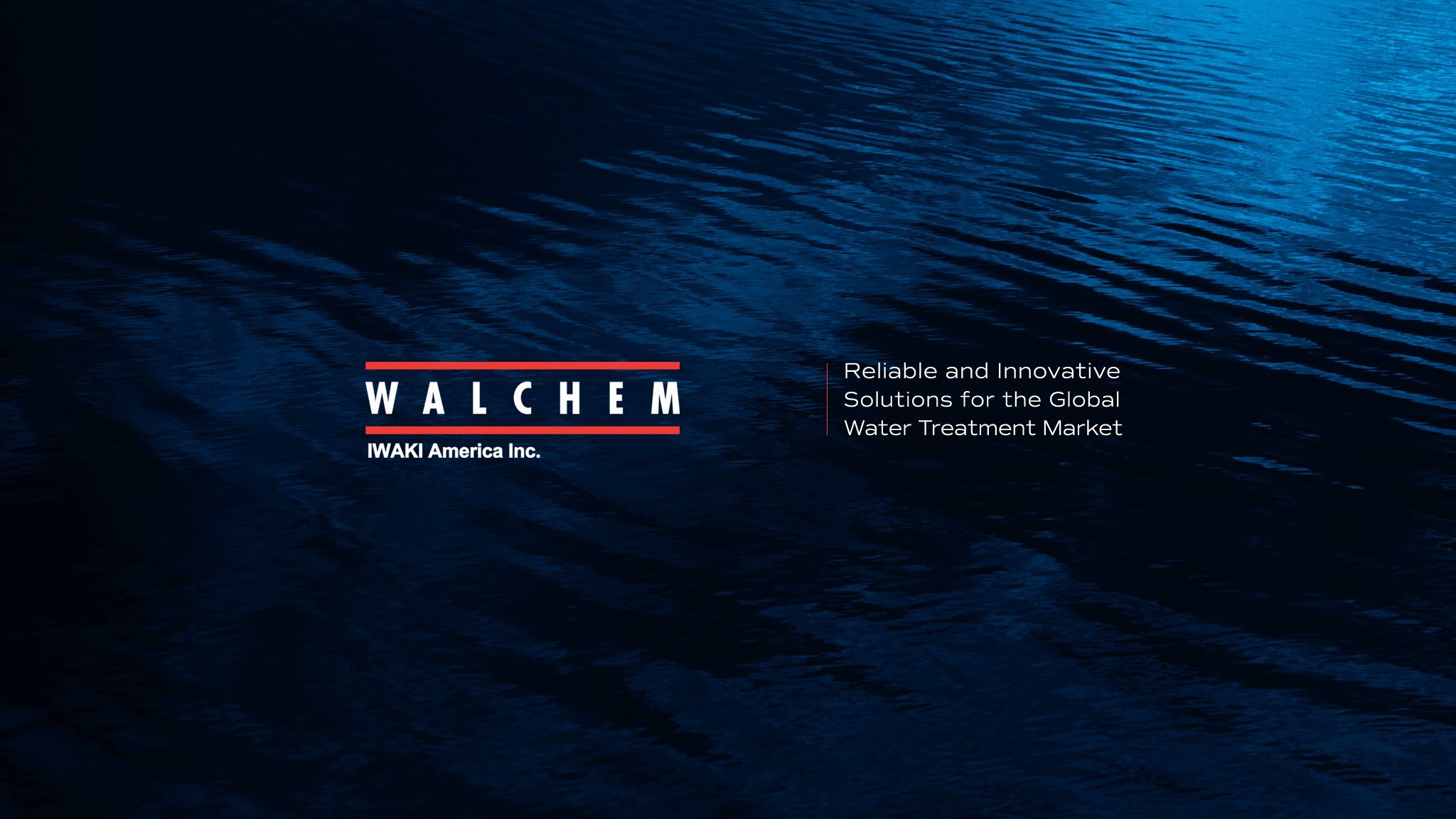 Walchem YouTube banner