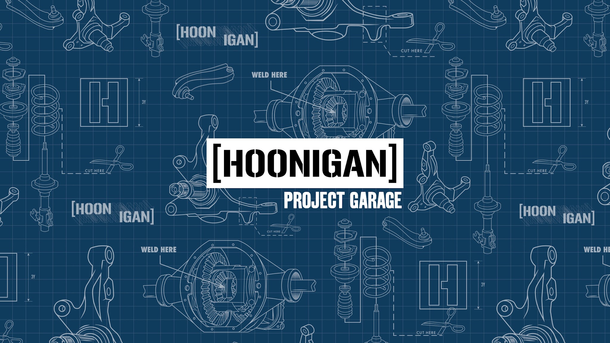 Hoonigan Project Garage YouTube banner