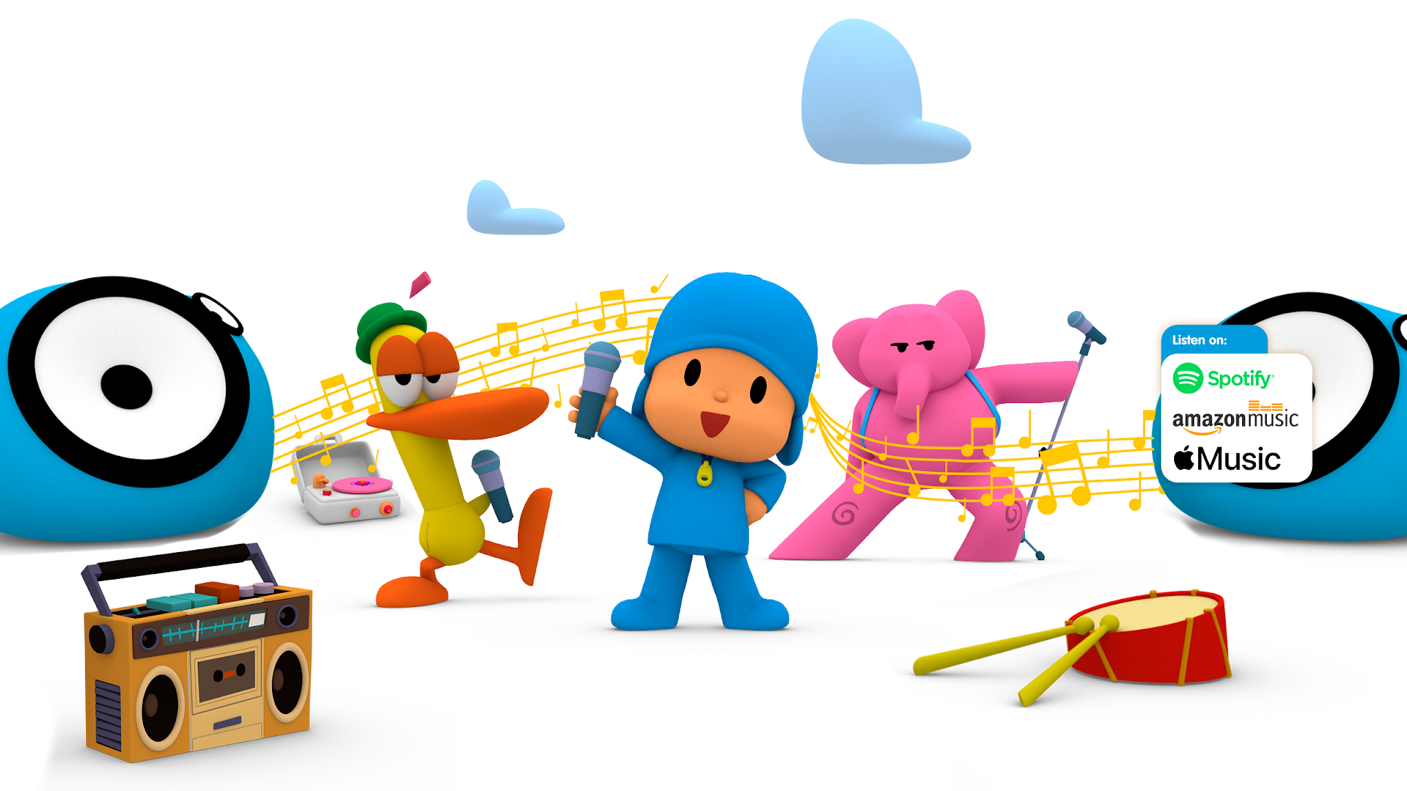 Pocoyo - Nursery Rhymes YouTube banner