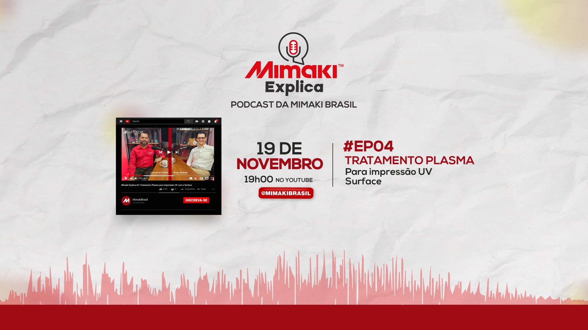 MimakiBrasil YouTube banner