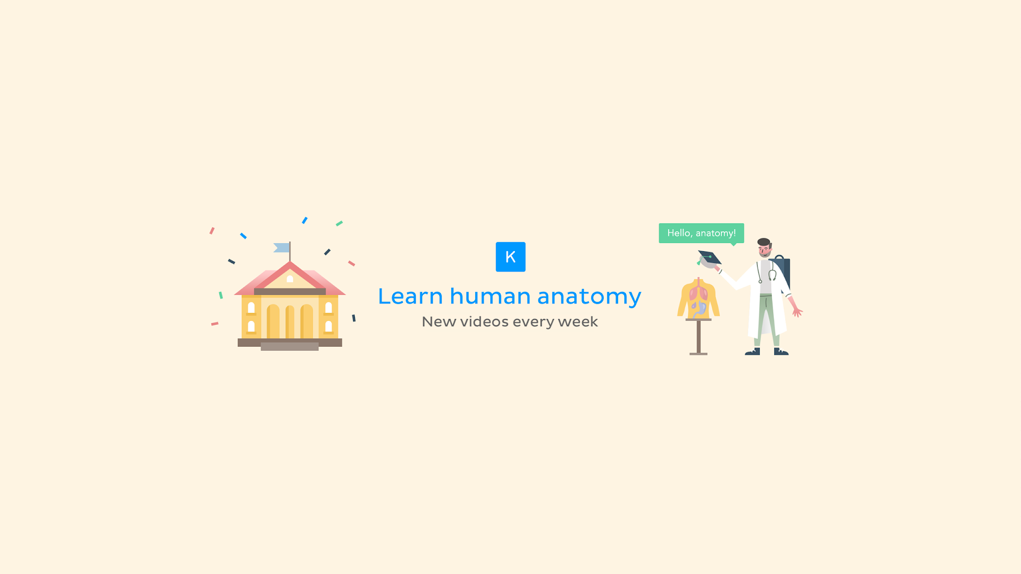 Kenhub - Learn Human Anatomy YouTube banner