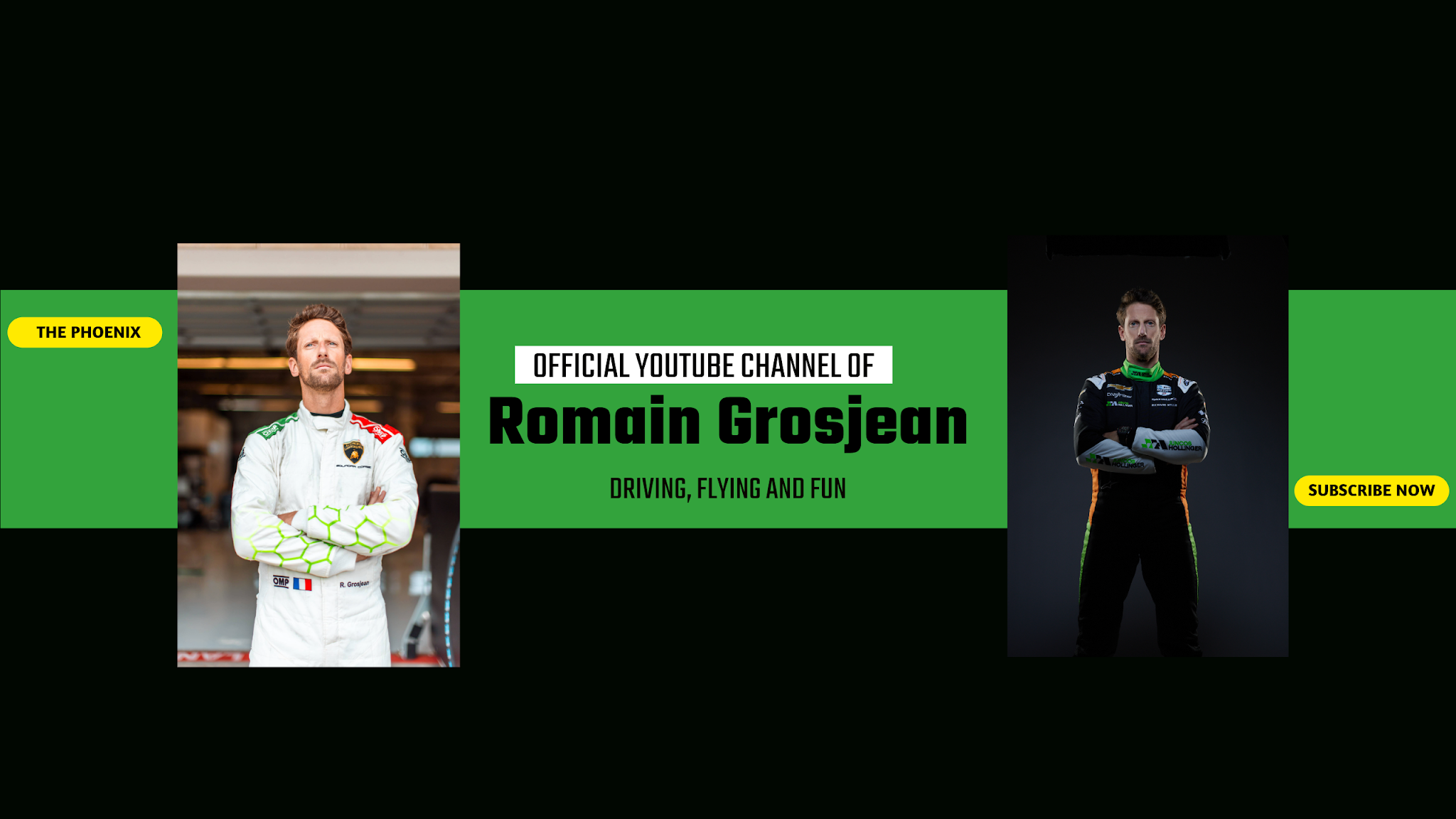 Romain Grosjean Official YouTube banner