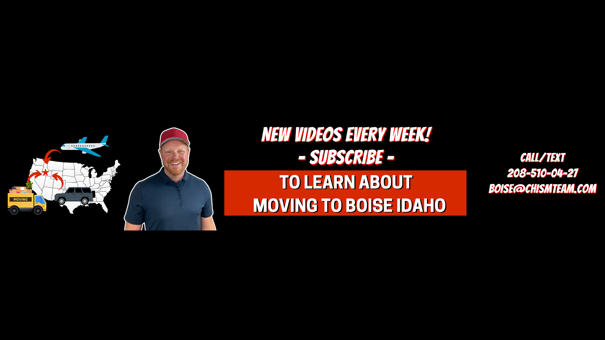 LIVING IN BOISE IDAHO & TREASURE VALLEY YouTube banner