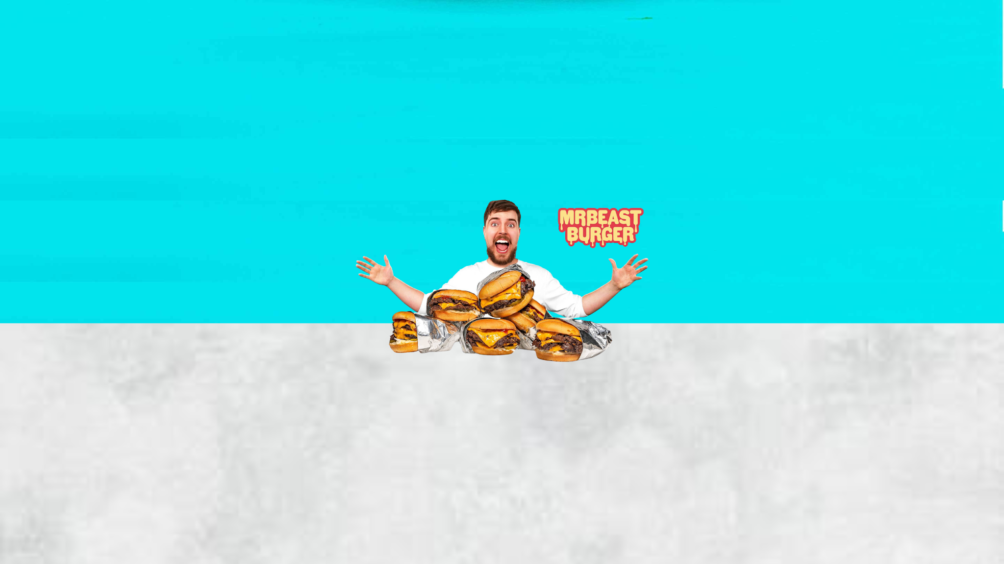 MrBeast Burger YouTube banner