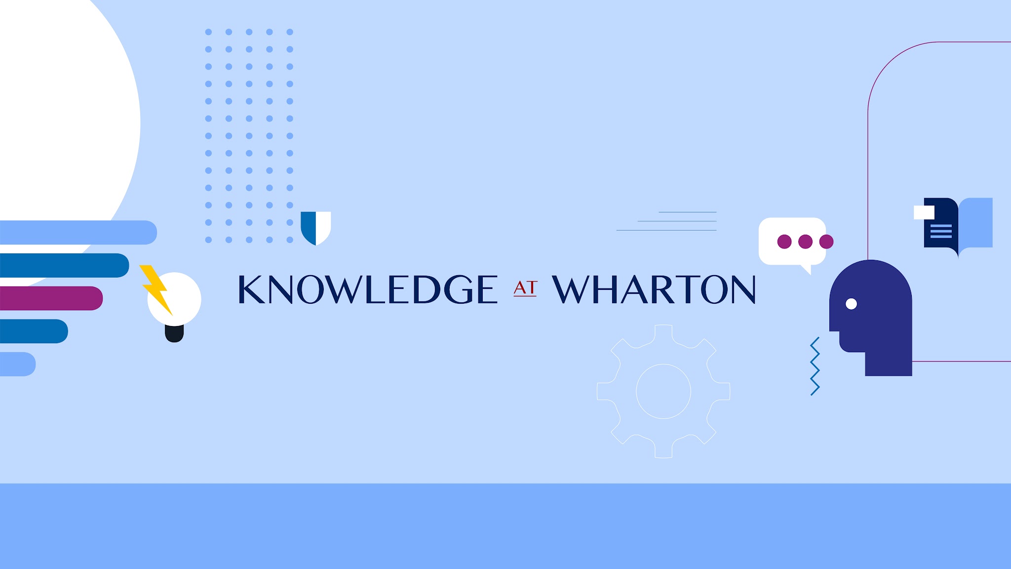 Knowledge at Wharton YouTube banner