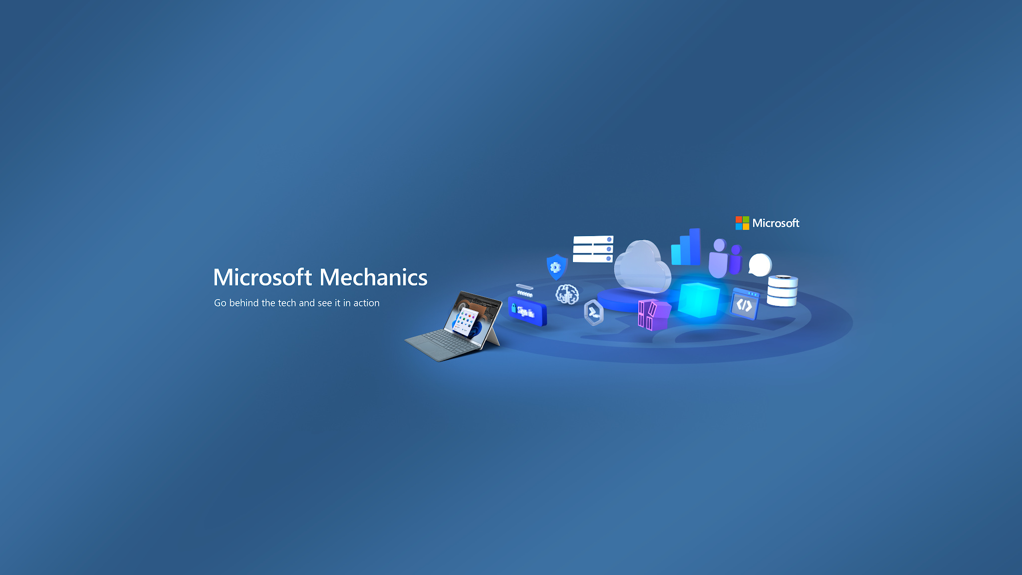 Microsoft Mechanics YouTube banner