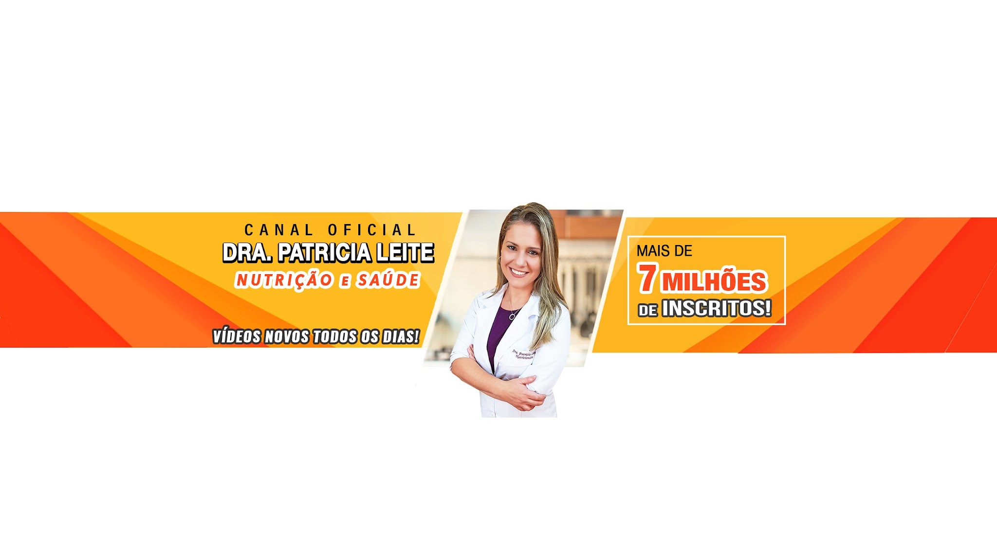 Nutricionista Patricia Leite YouTube banner