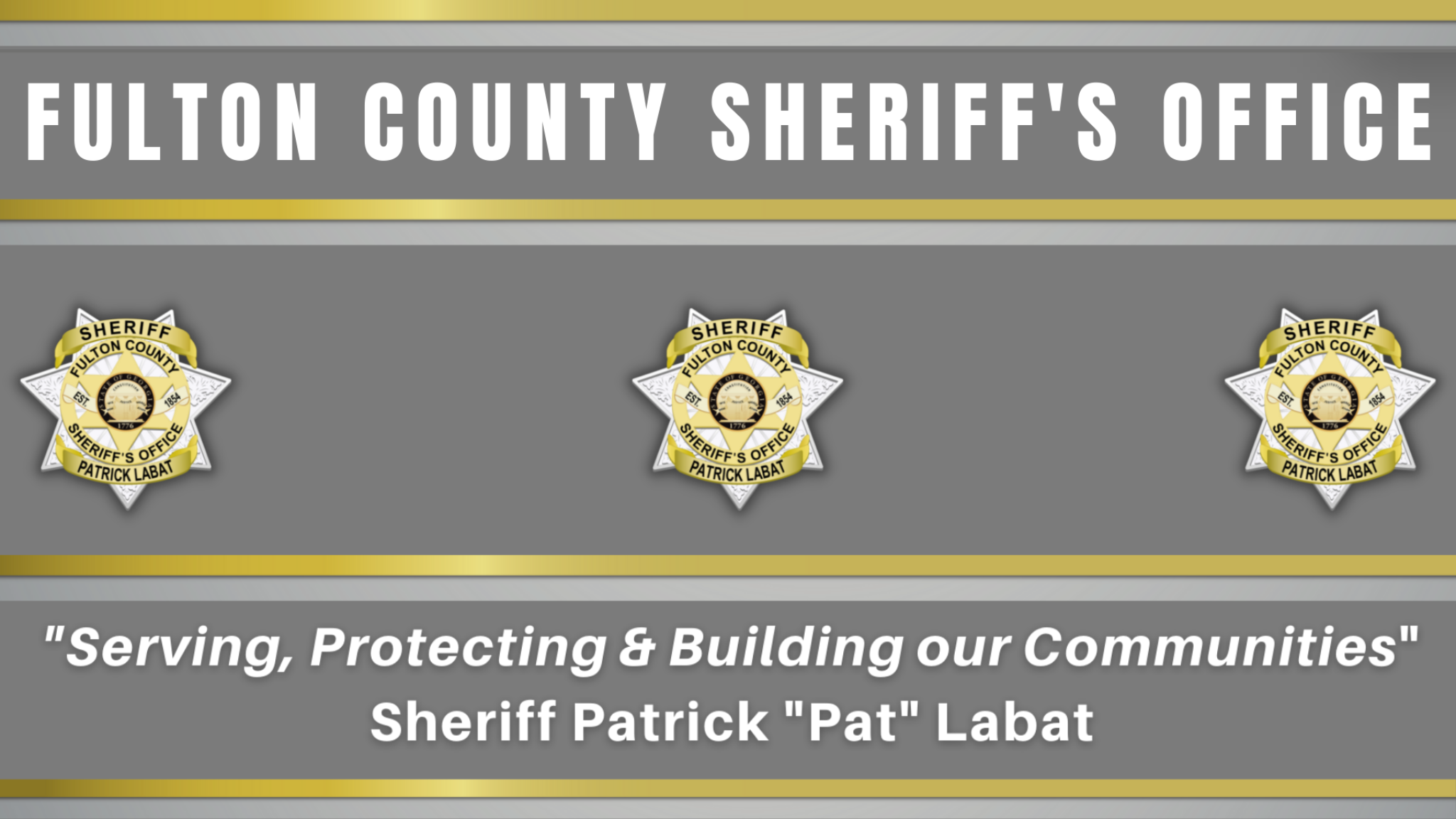 Fulton County Sheriff's Office YouTube banner