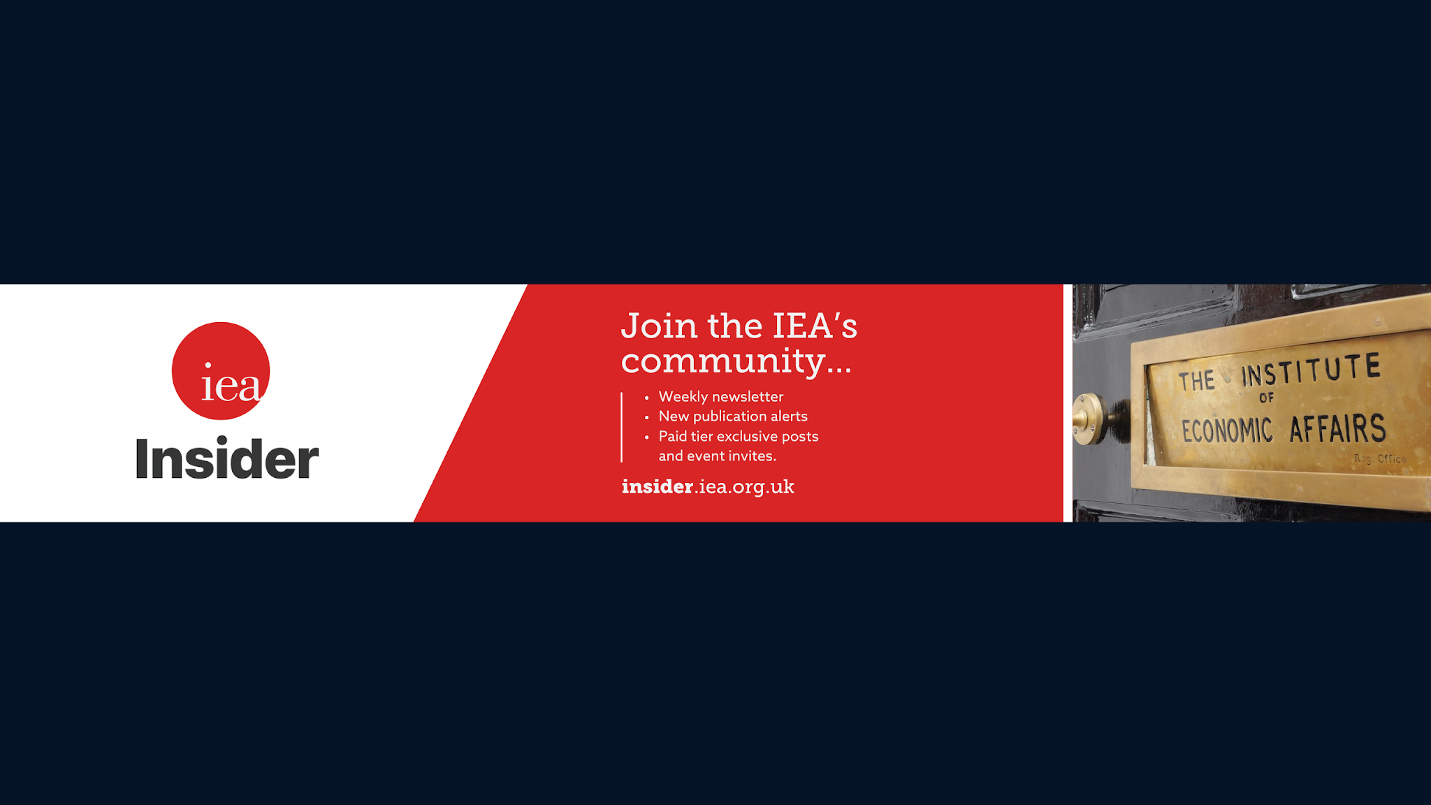 Institute of Economic Affairs YouTube banner