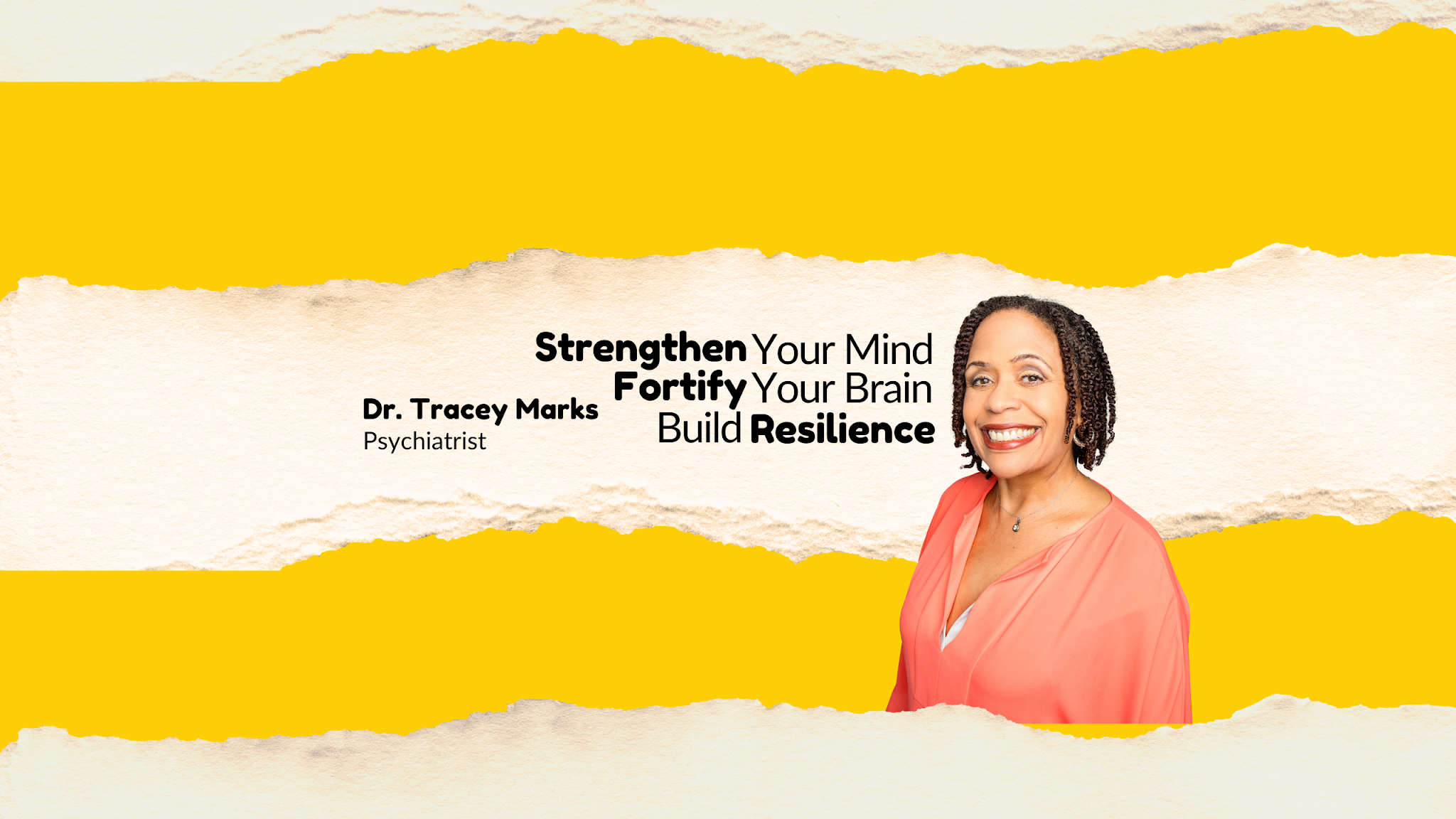 Dr. Tracey Marks YouTube banner