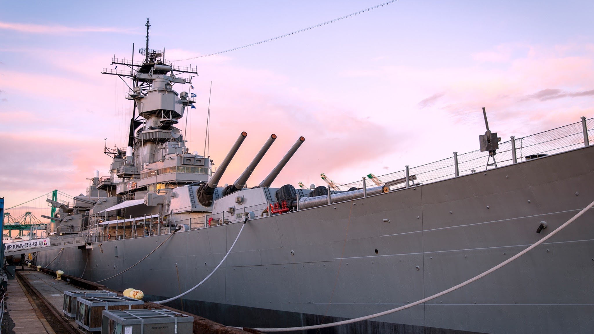 Battleship USS IOWA Museum YouTube banner