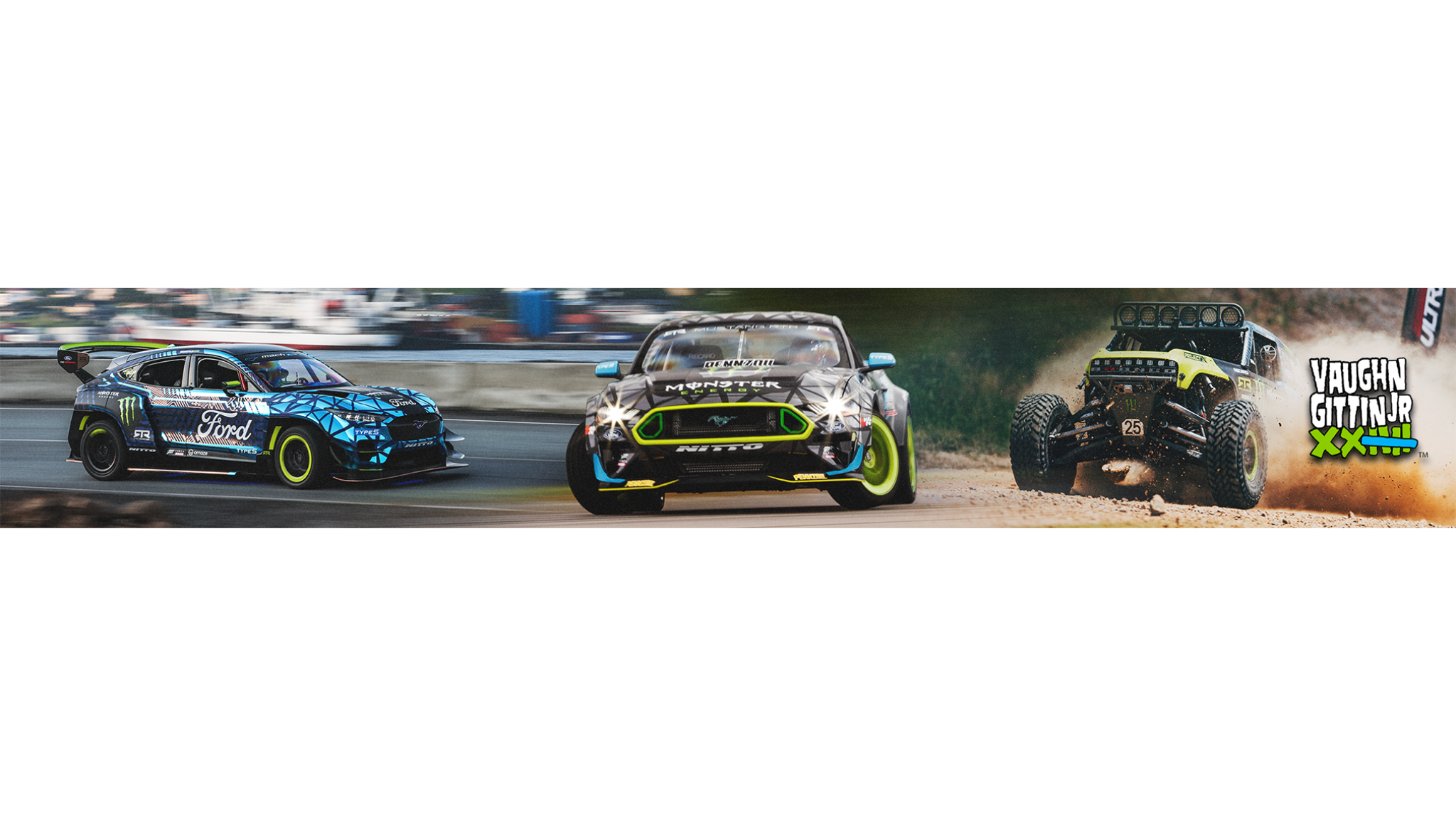 Vaughn Gittin Jr.  YouTube banner