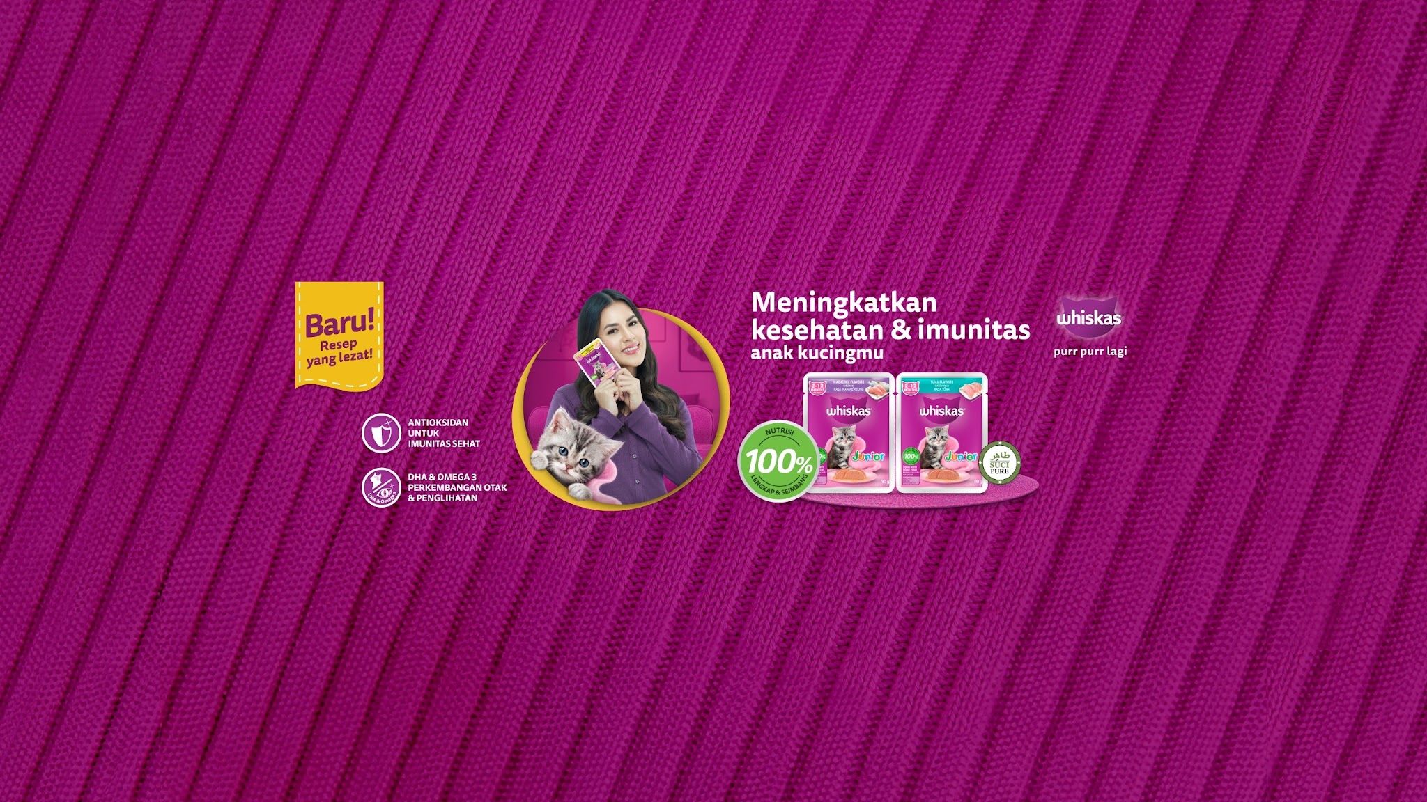 Whiskas Indonesia YouTube banner