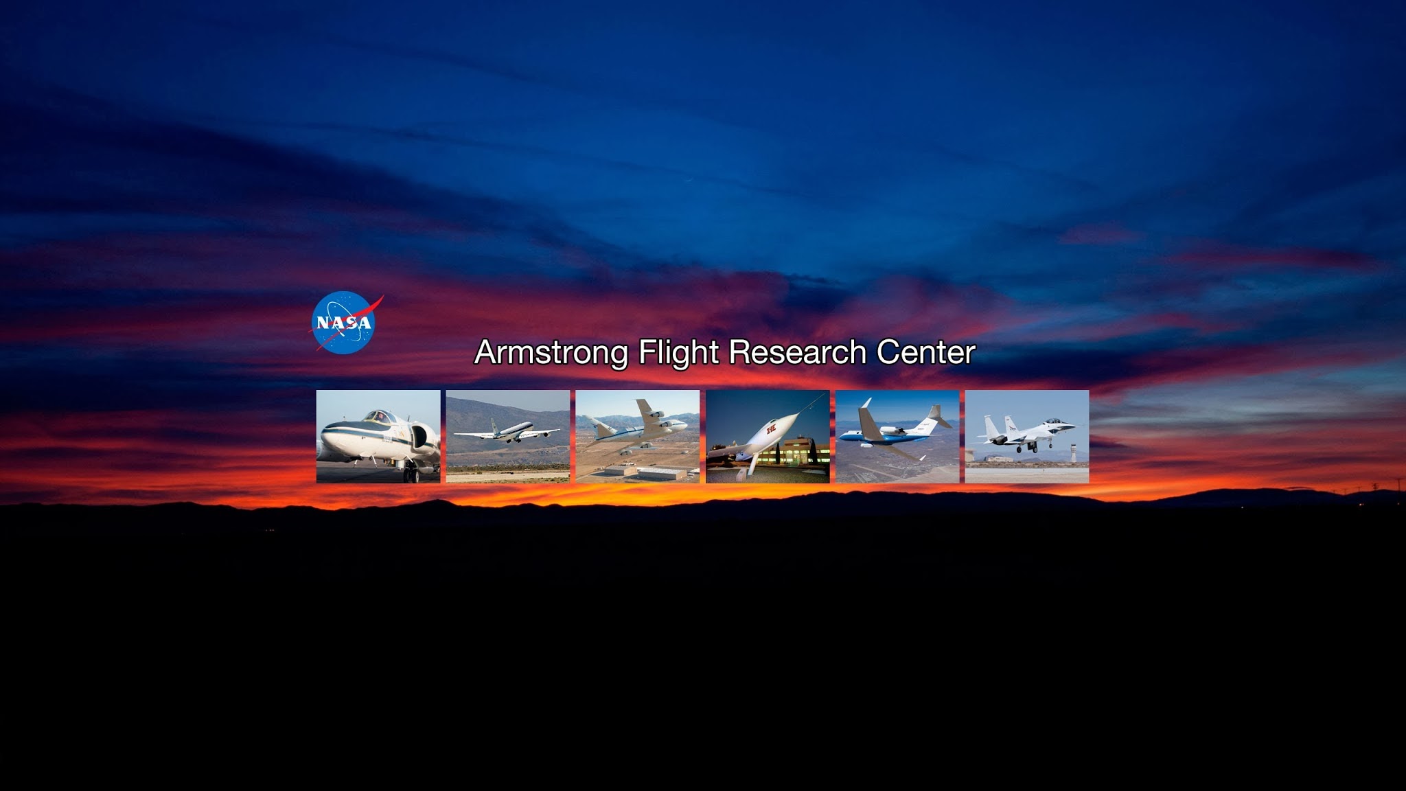 NASA Armstrong Flight Research Center YouTube banner