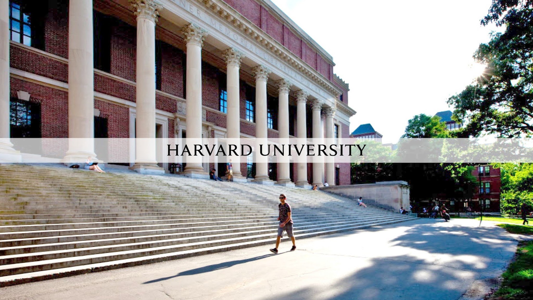 Harvard University YouTube banner