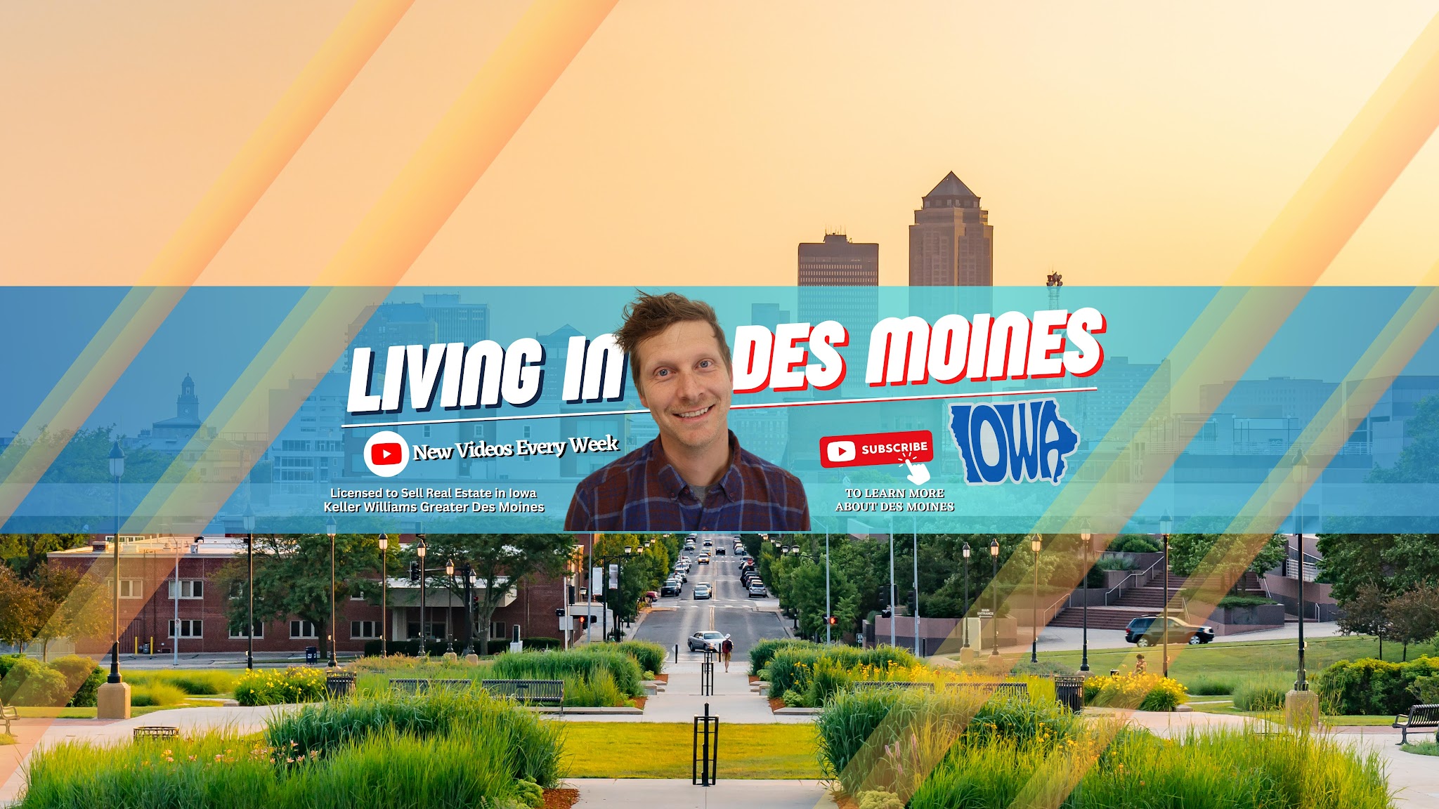 Living In Des Moines Iowa YouTube banner