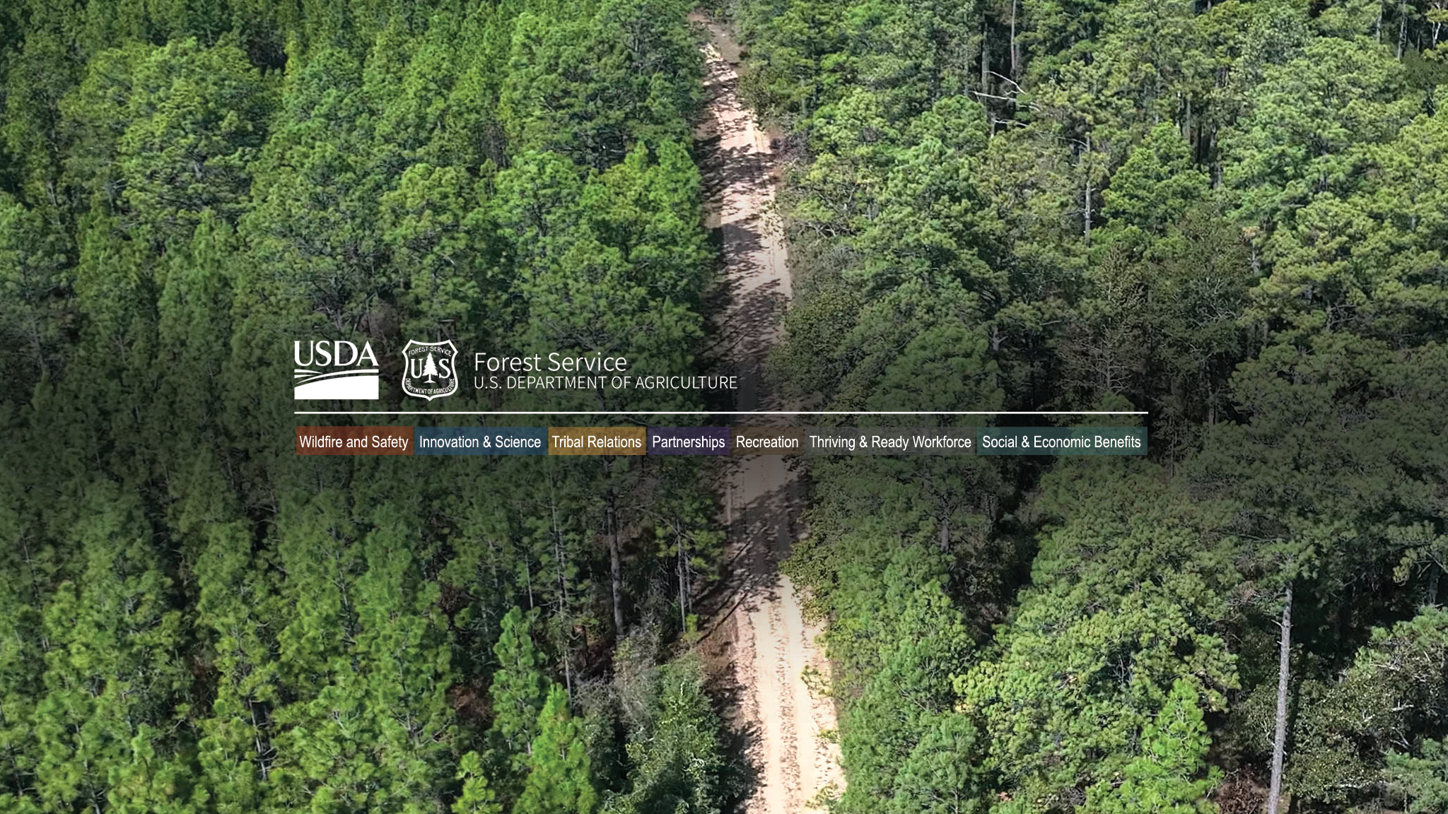 Forest Service YouTube banner