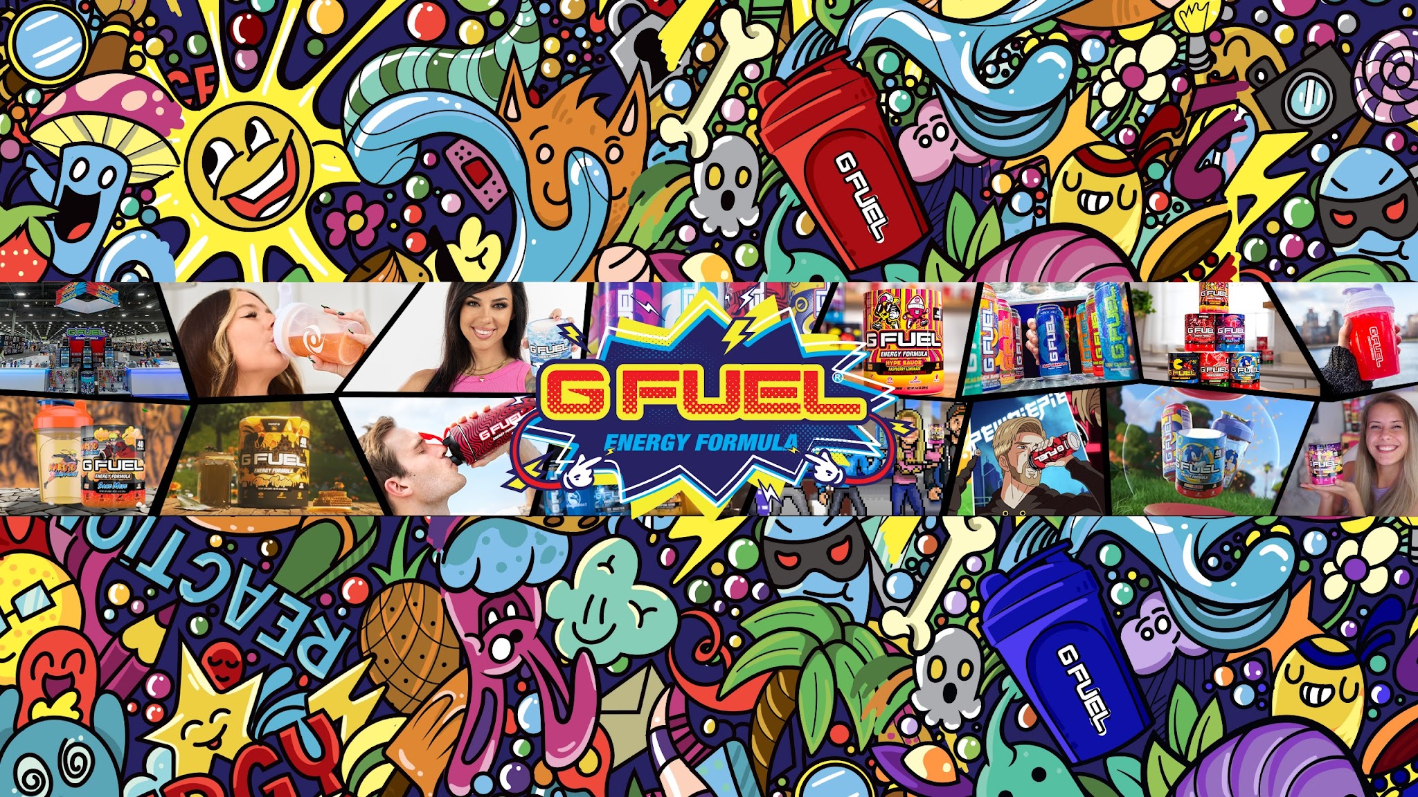 G FUEL YouTube banner