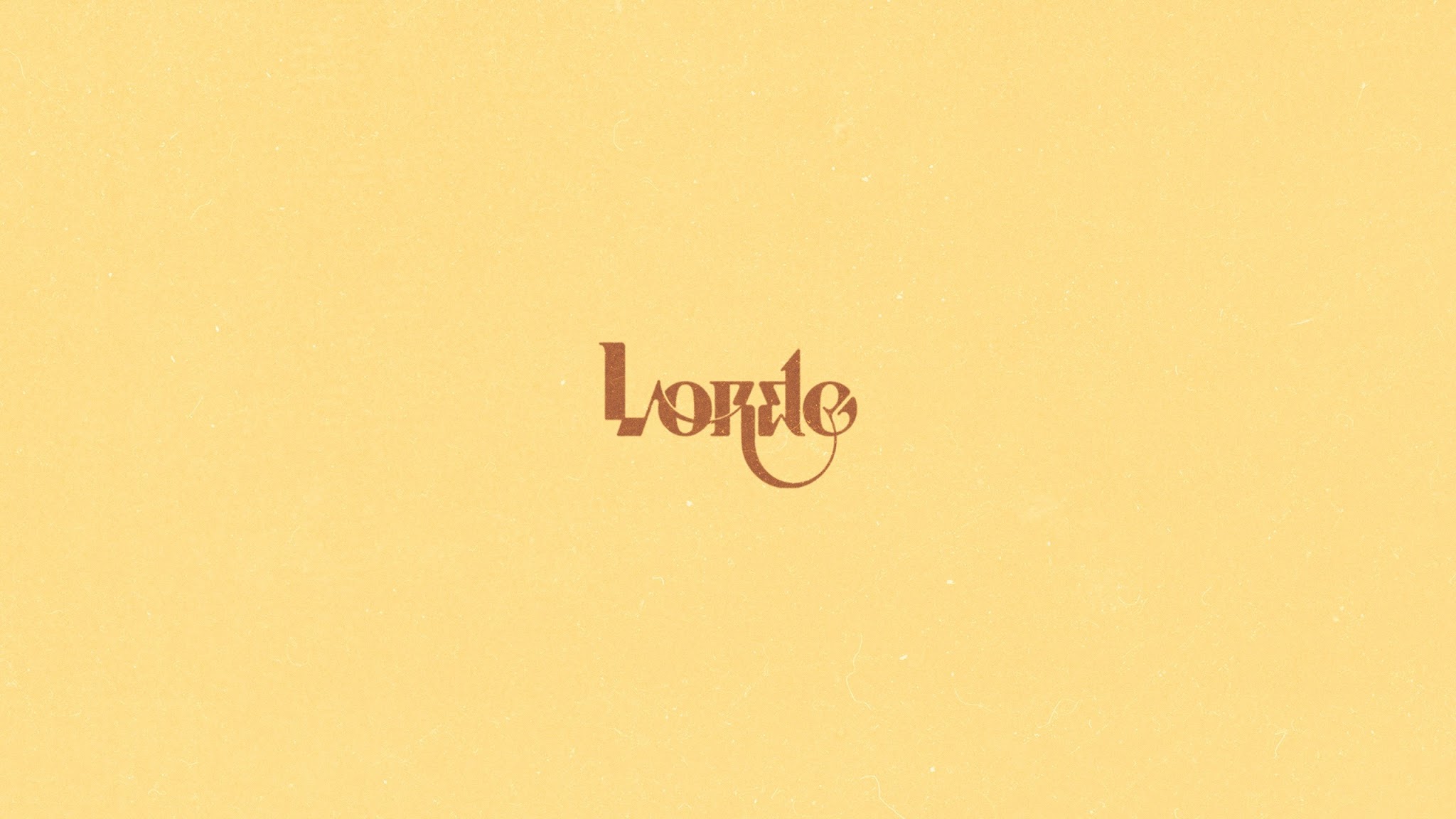 Lorde YouTube banner