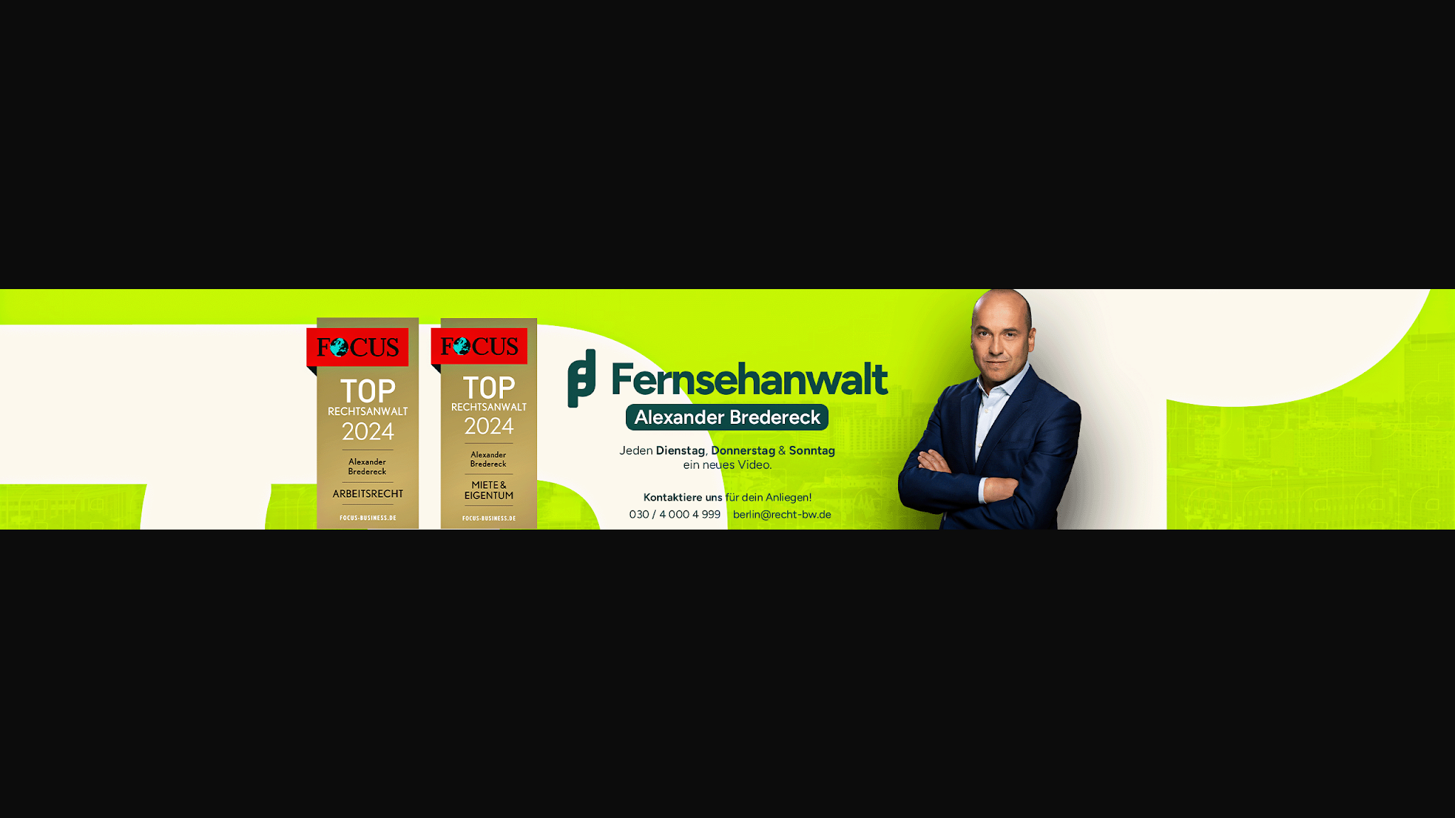 Fernsehanwalt YouTube banner