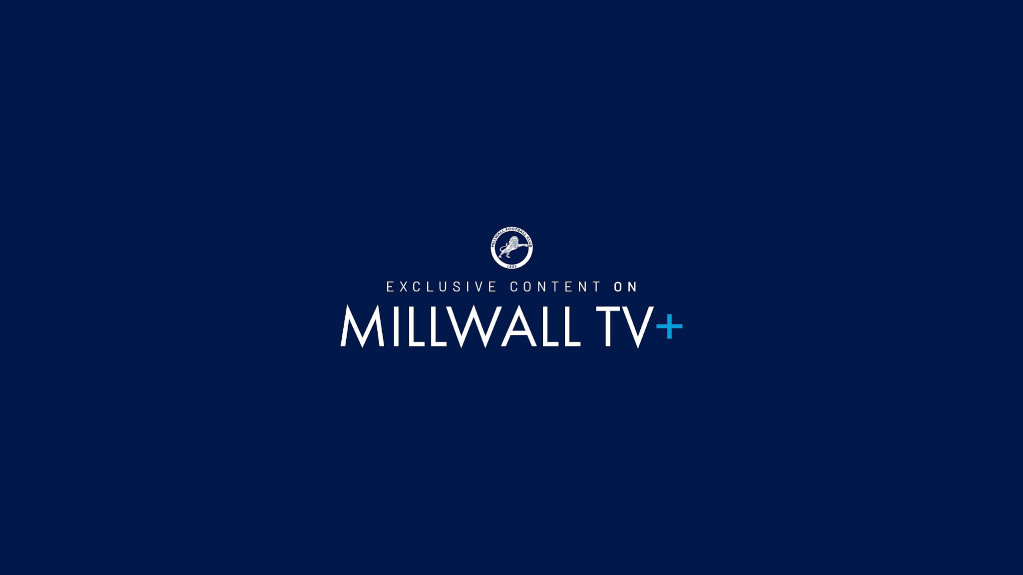 Millwall FC YouTube banner