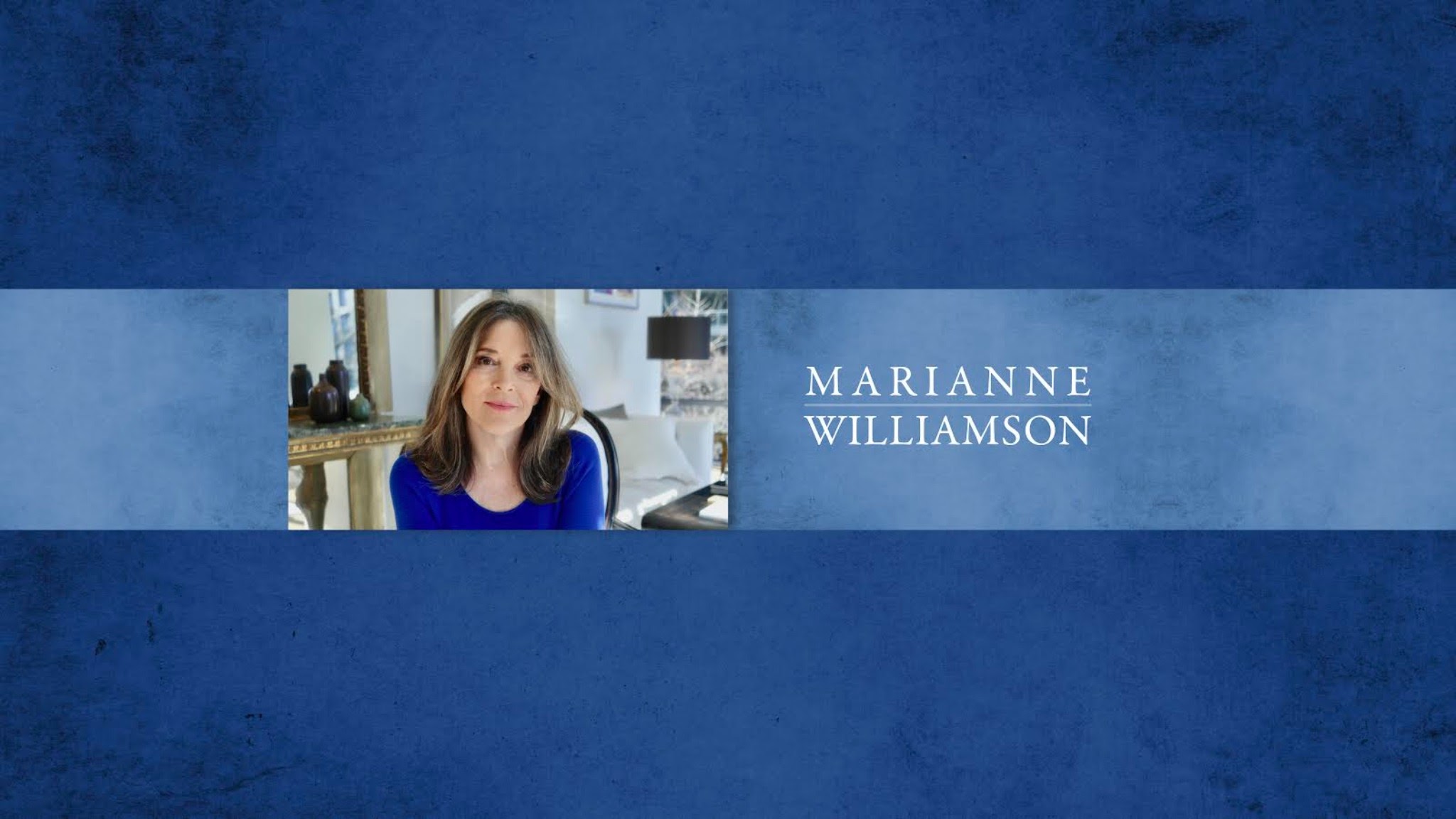 Marianne Williamson YouTube banner