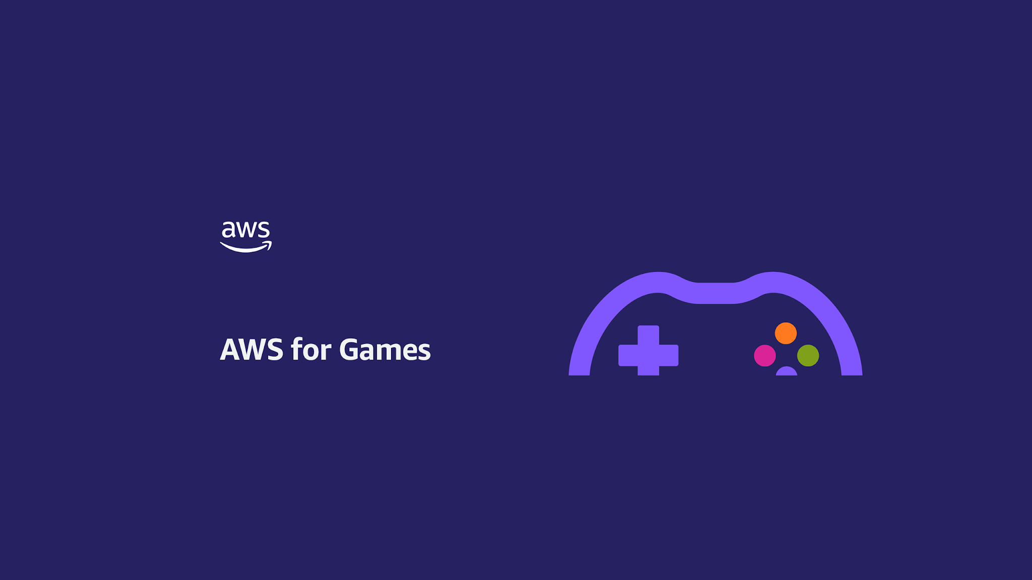 AWS for Games YouTube banner