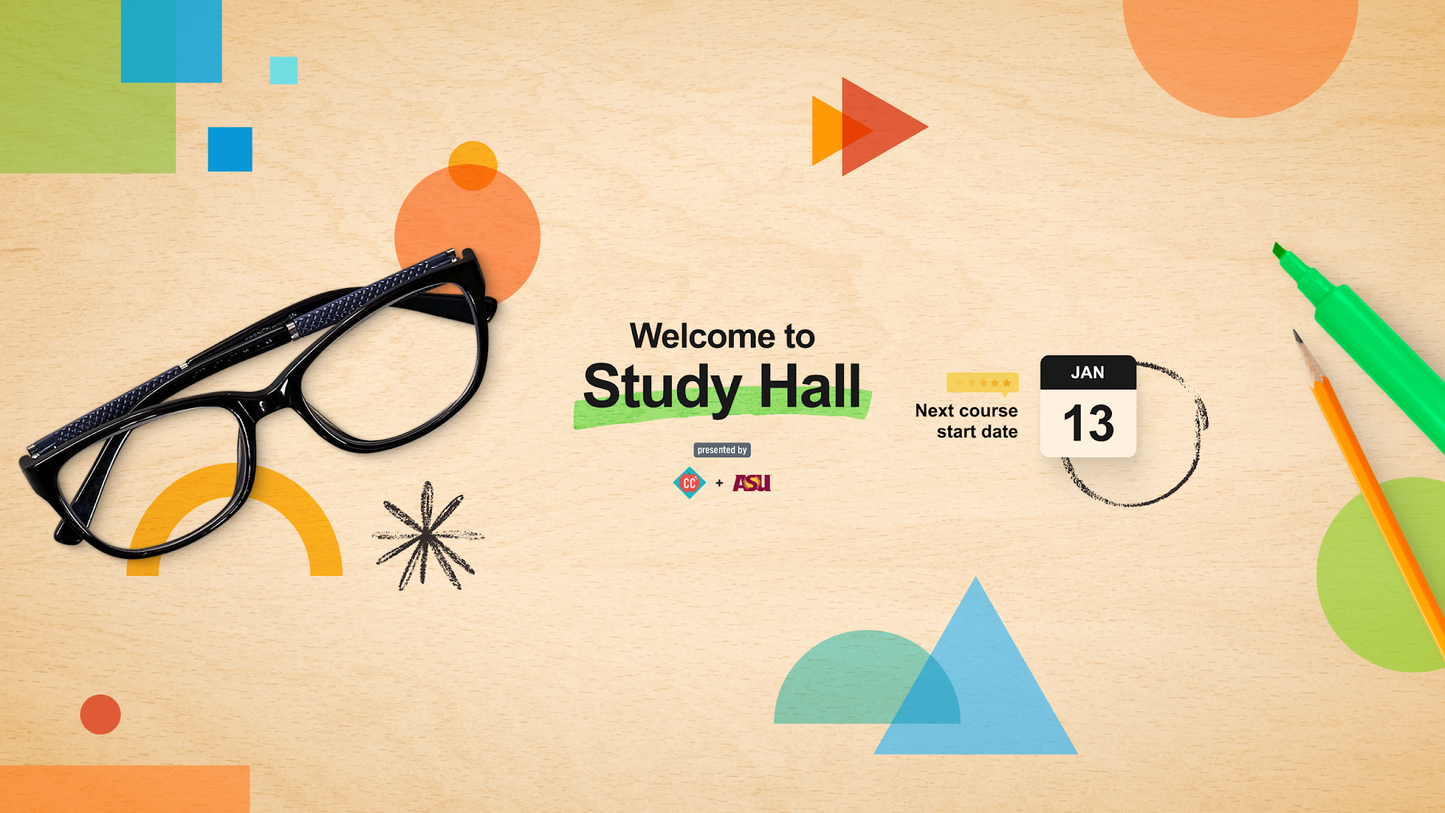 Study Hall  YouTube banner