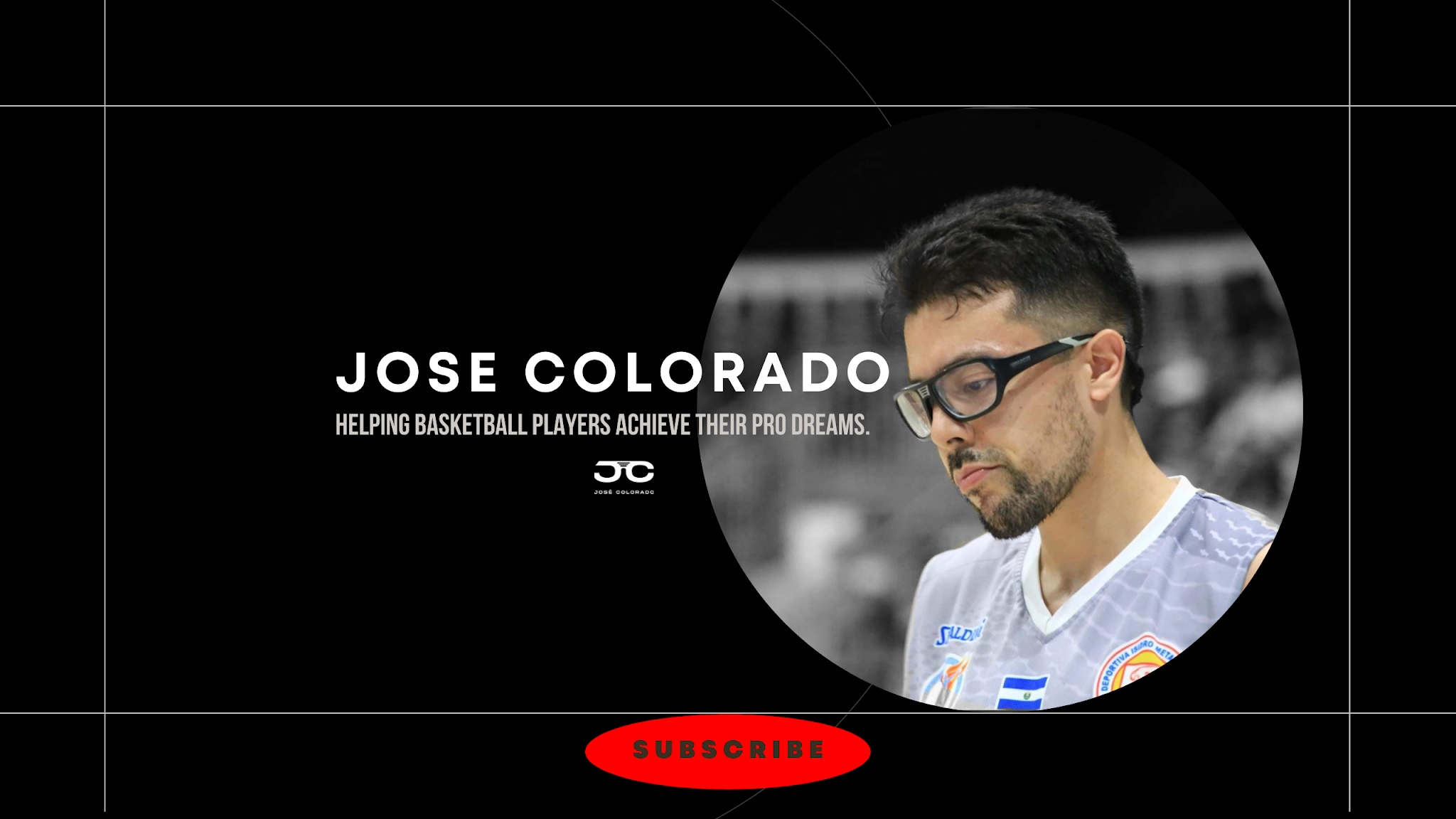 José Colorado - Professional Basketball Player YouTube banner