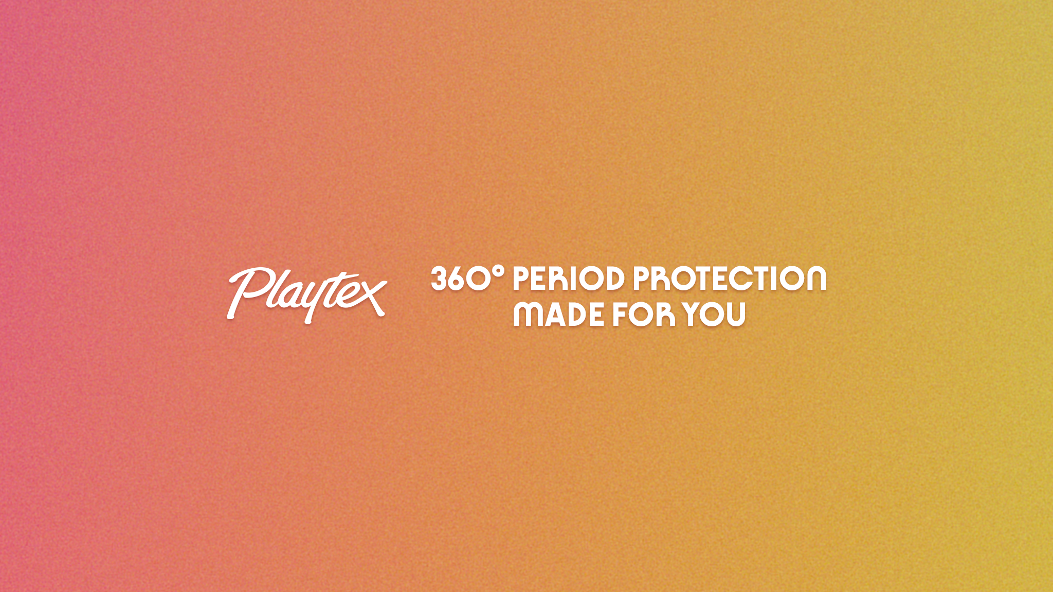 Playtex Tampons YouTube banner