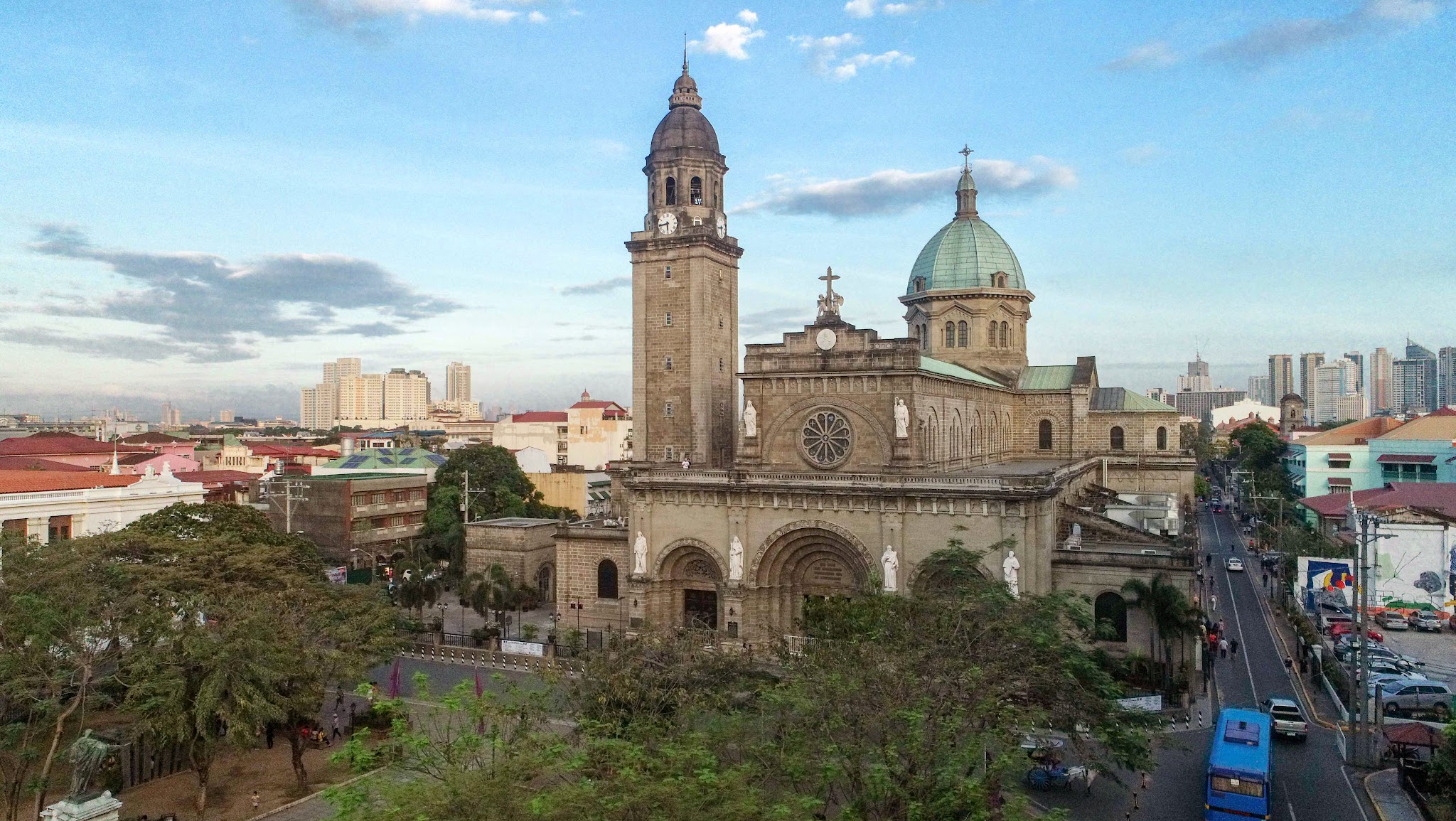 Manila Cathedral YouTube banner