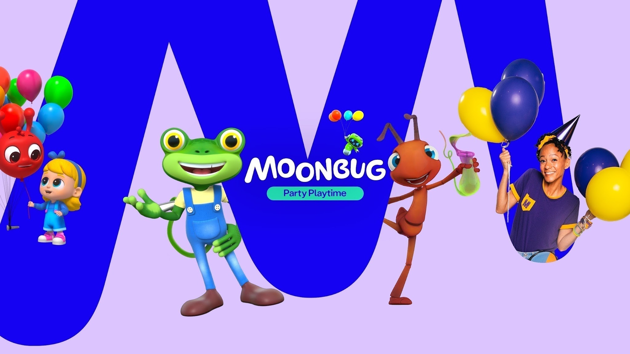 Moonbug Kids - Party Playtime YouTube banner