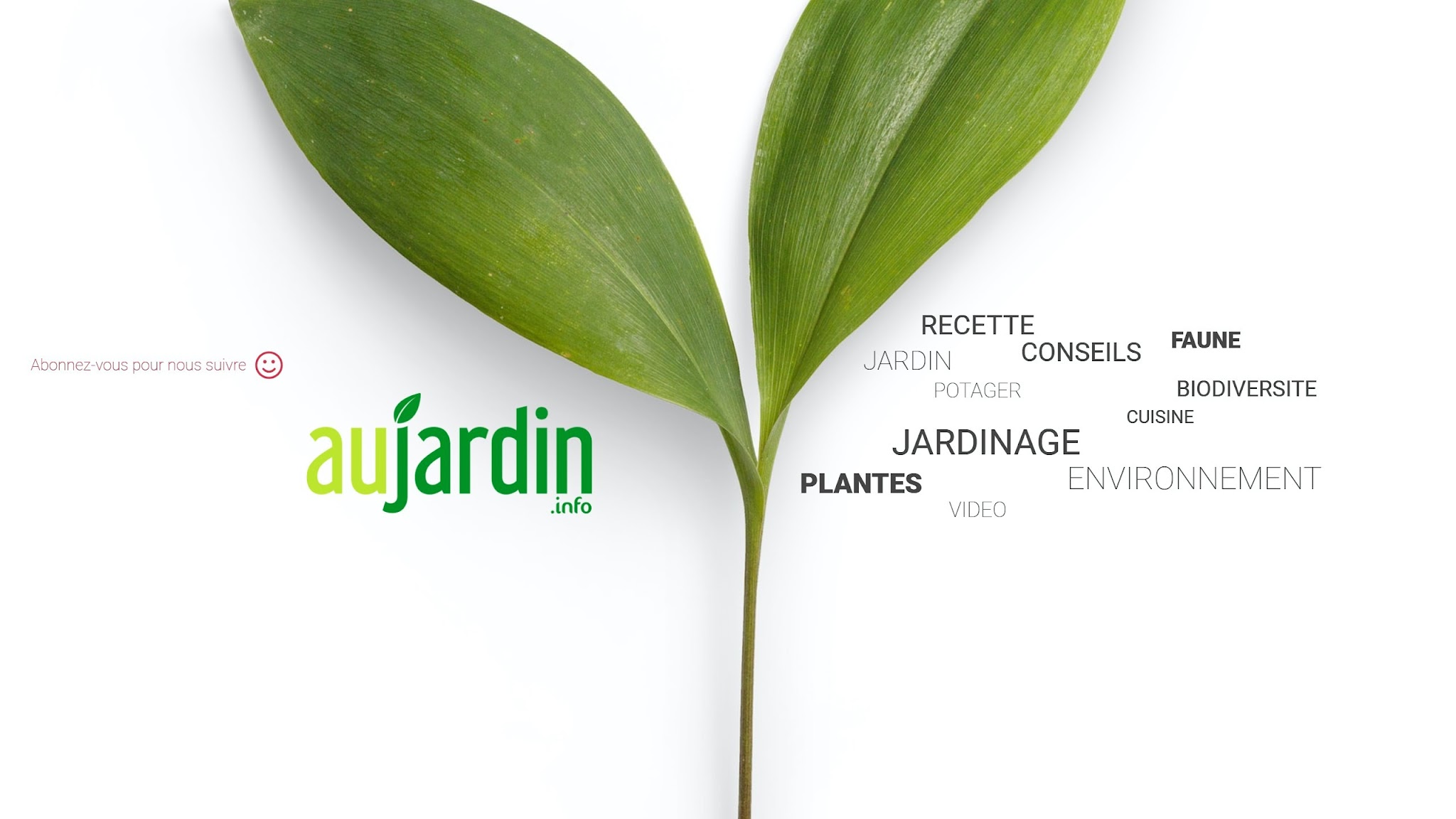 Au Jardin YouTube banner