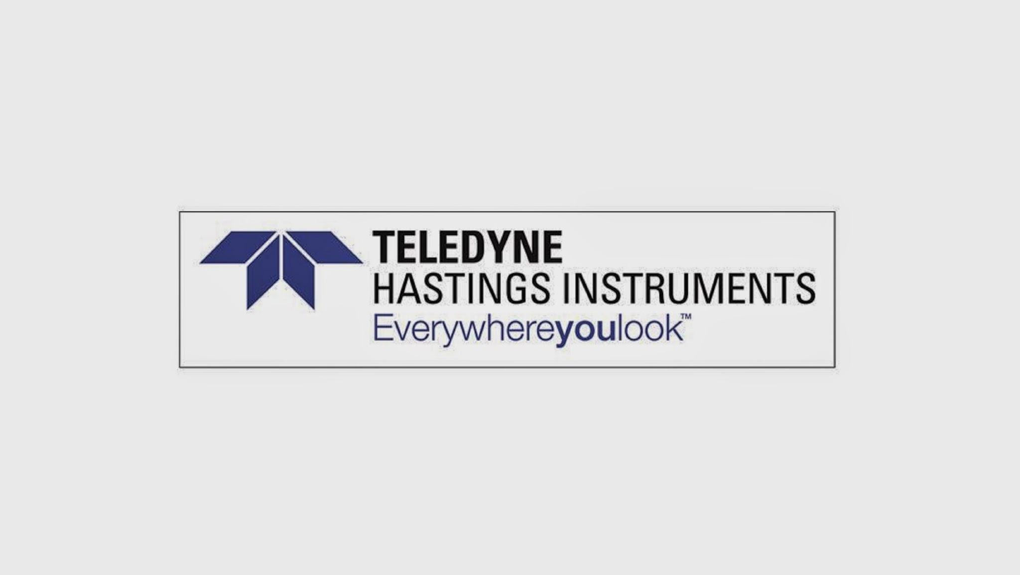 Teledyne Hastings YouTube banner