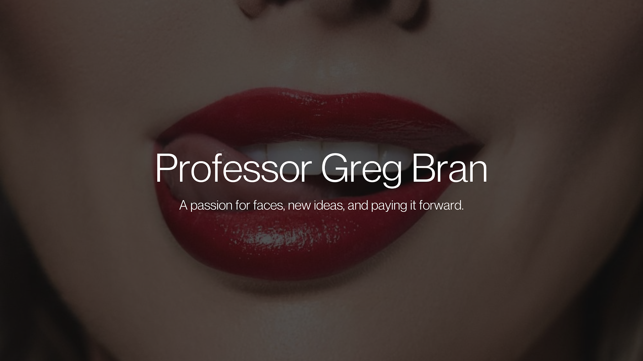 Greg Bran YouTube banner